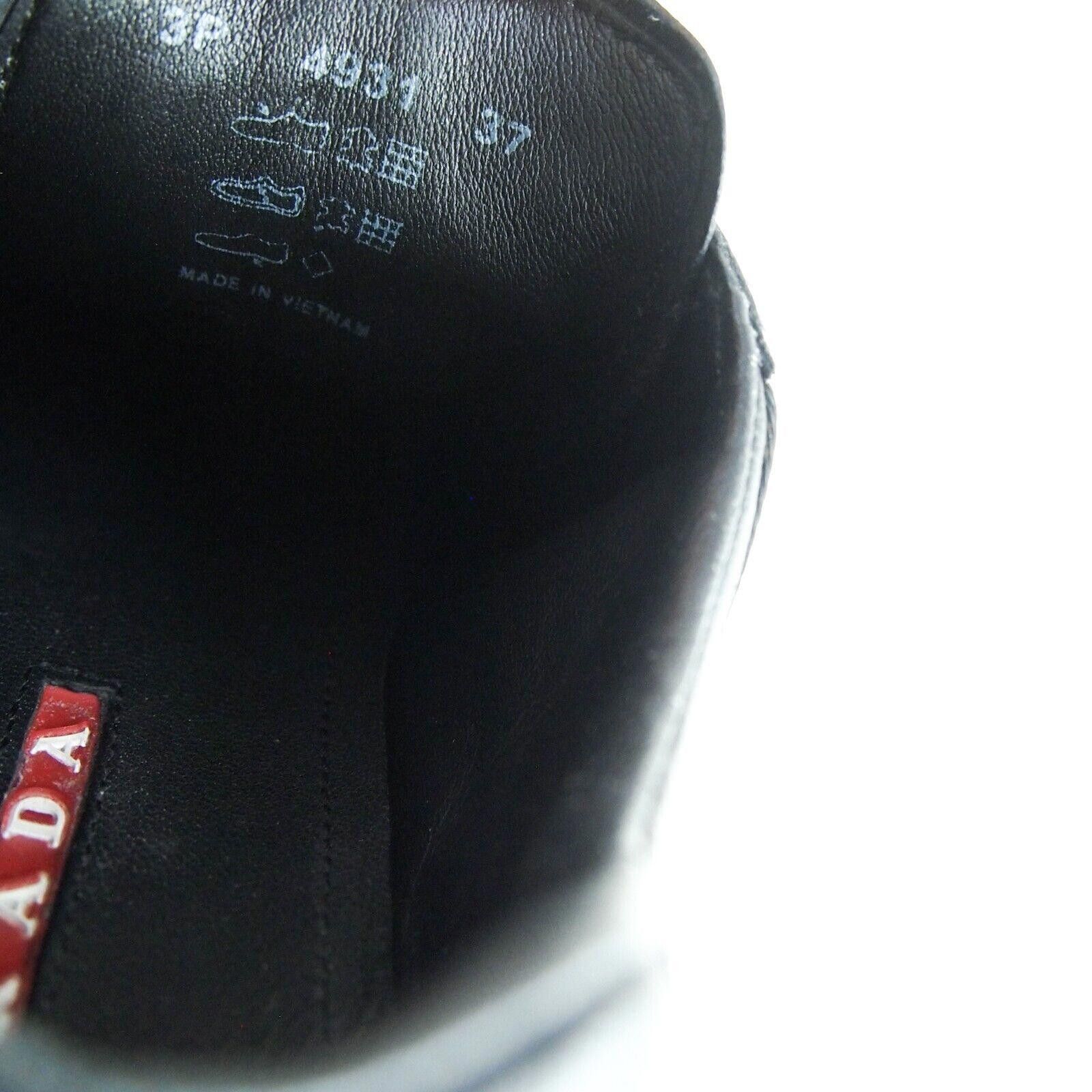 Prada Prada Sneakers Black Saffiano Leather Nylon EU 37 US 7 Size US 7 / IT 37 - 10 Thumbnail
