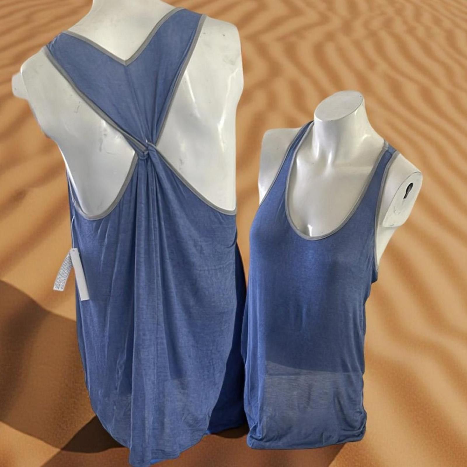 Other 2 Pack Blue Soft and Airy Yoga Tank Top - NWT size S,M, L Size M / US 6-8 / IT 42-44 - 1 Thumbnail