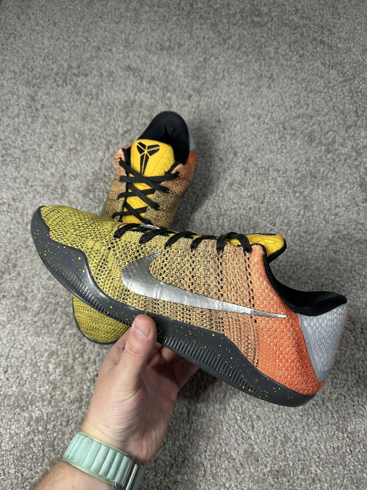 Nike Nike Kobe 11 XI Elite Low Flyknit ID Rare Sneakers Size US 11.5 / EU 44-45 - 1 Thumbnail