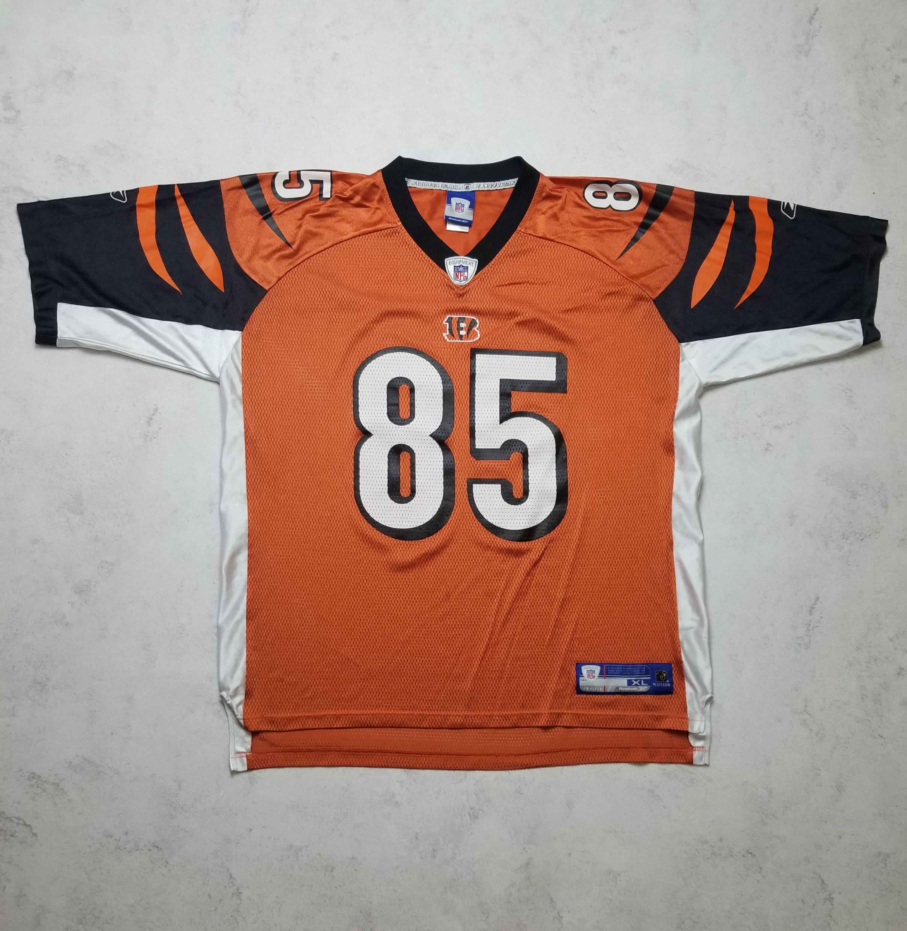 Reebok VTG Reebok Cincinnati Bengals Ochocinco #85 NFL Jersey Size US XL / EU 56 / 4 - 1 Thumbnail