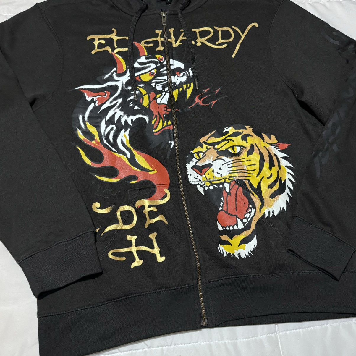 Ed Hardy Vintage Ed Hardy Hoodie Size US L / EU 52-54 / 3 - 3 Thumbnail