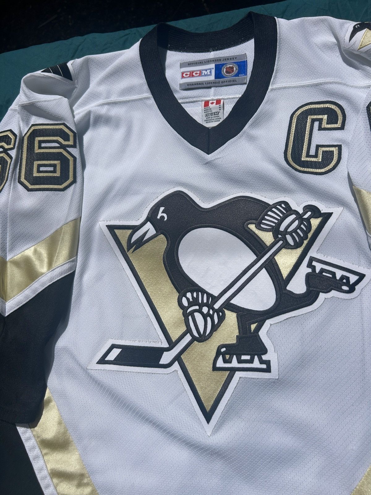 Ccm × NHL CCM Pittsburgh Penguins Mario Lemieux NHL Jersey Size US M / EU 48-50 / 2 - 5 Thumbnail