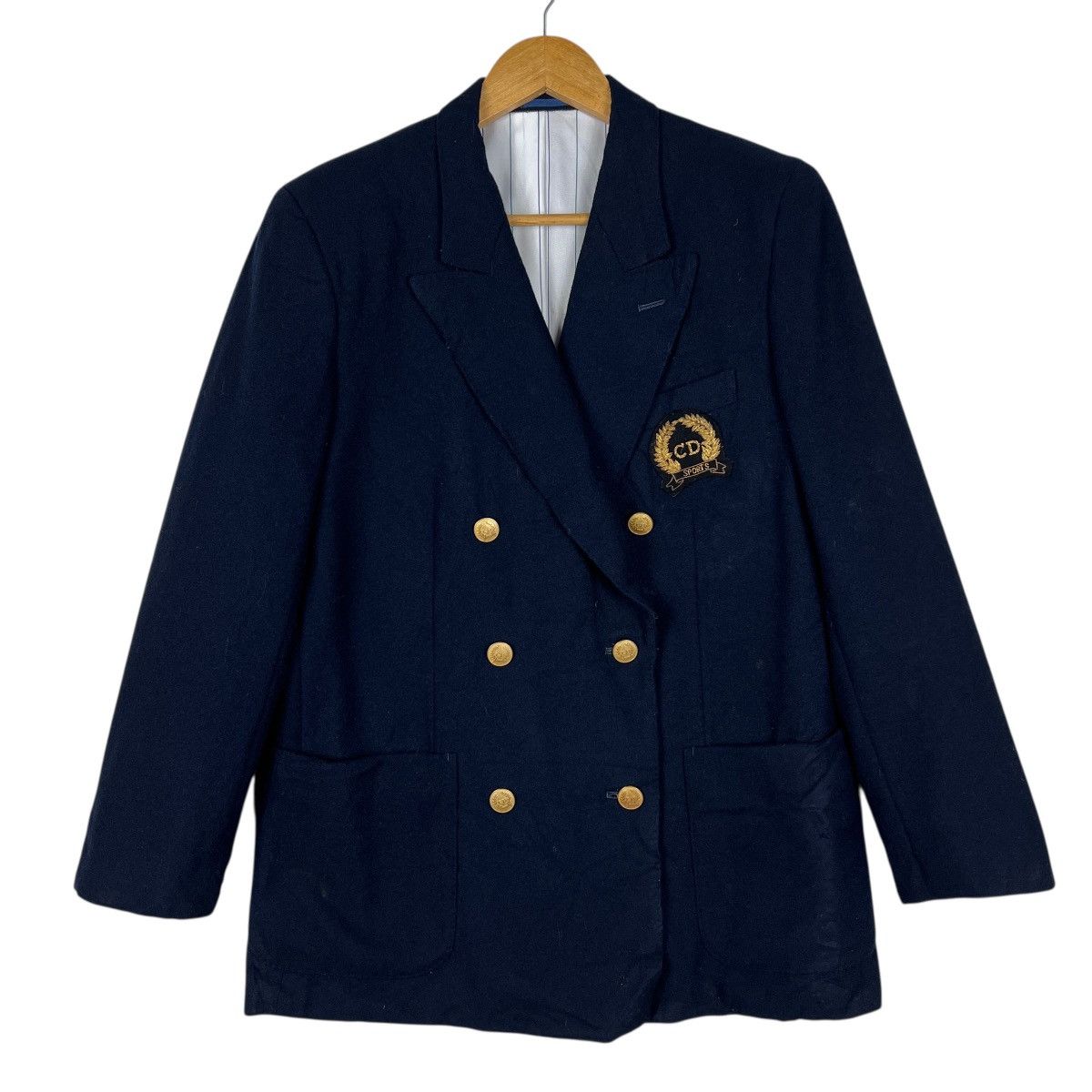 Christian Dior Monsieur Christian Dior Double Breasted wool Coat Jacket Size US L / EU 52-54 / 3 - 2 Thumbnail