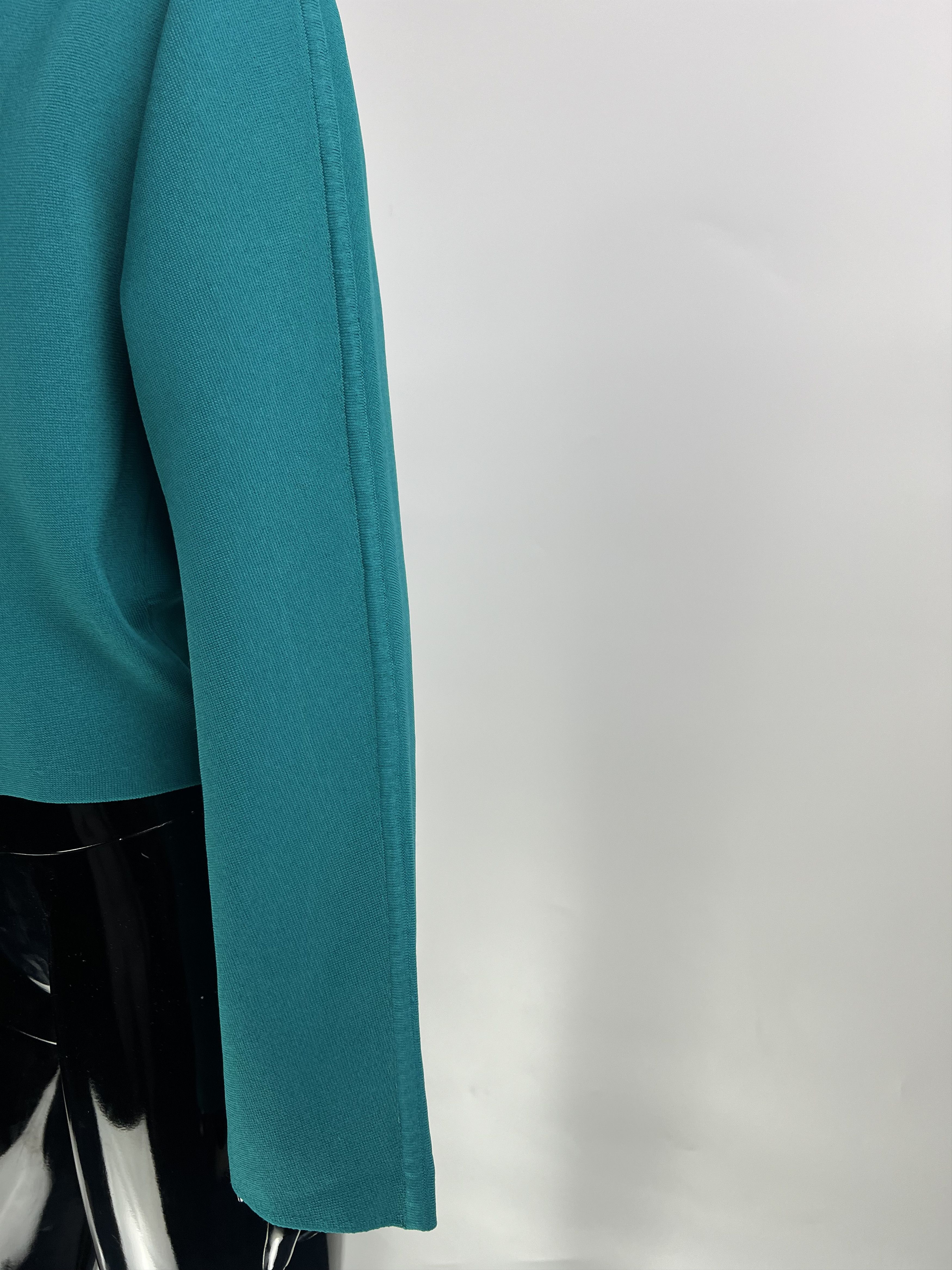 Cos COS Women's Turquoise Full Zip Jacket Size S Size S / US 4 / IT 40 - 9 Thumbnail