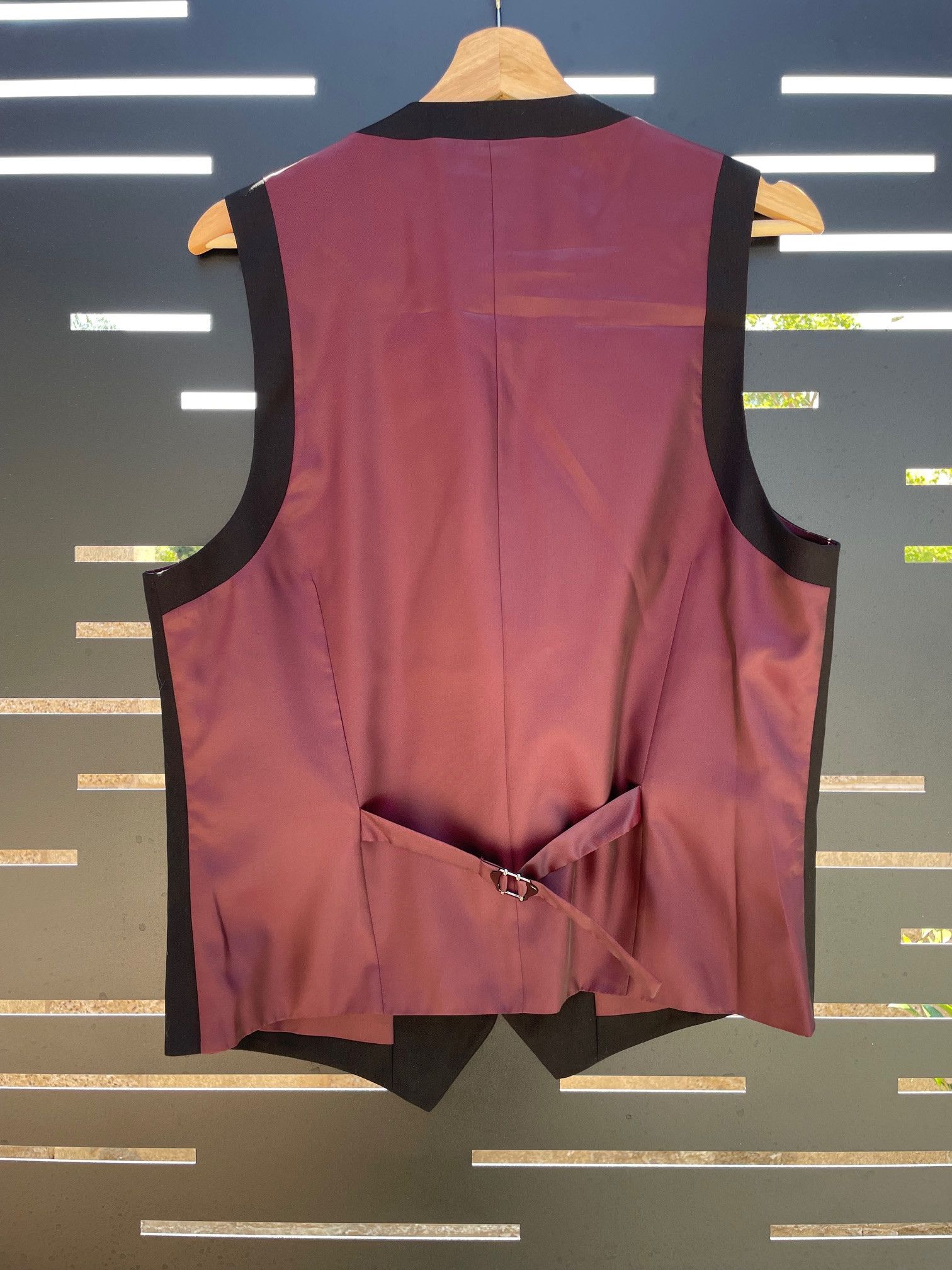 Topman Topman Black Slim Fit 3-Piece Suit 40R / 34R + 2 Vests Size 40R - 8 Thumbnail