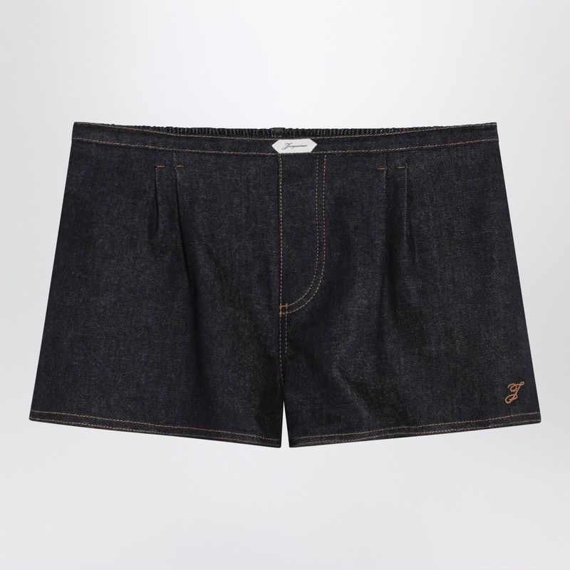 Jacquemus Jacquemus Navy Blue Denim Shorts Size 27" / US 4 / IT 40 - 1 Thumbnail
