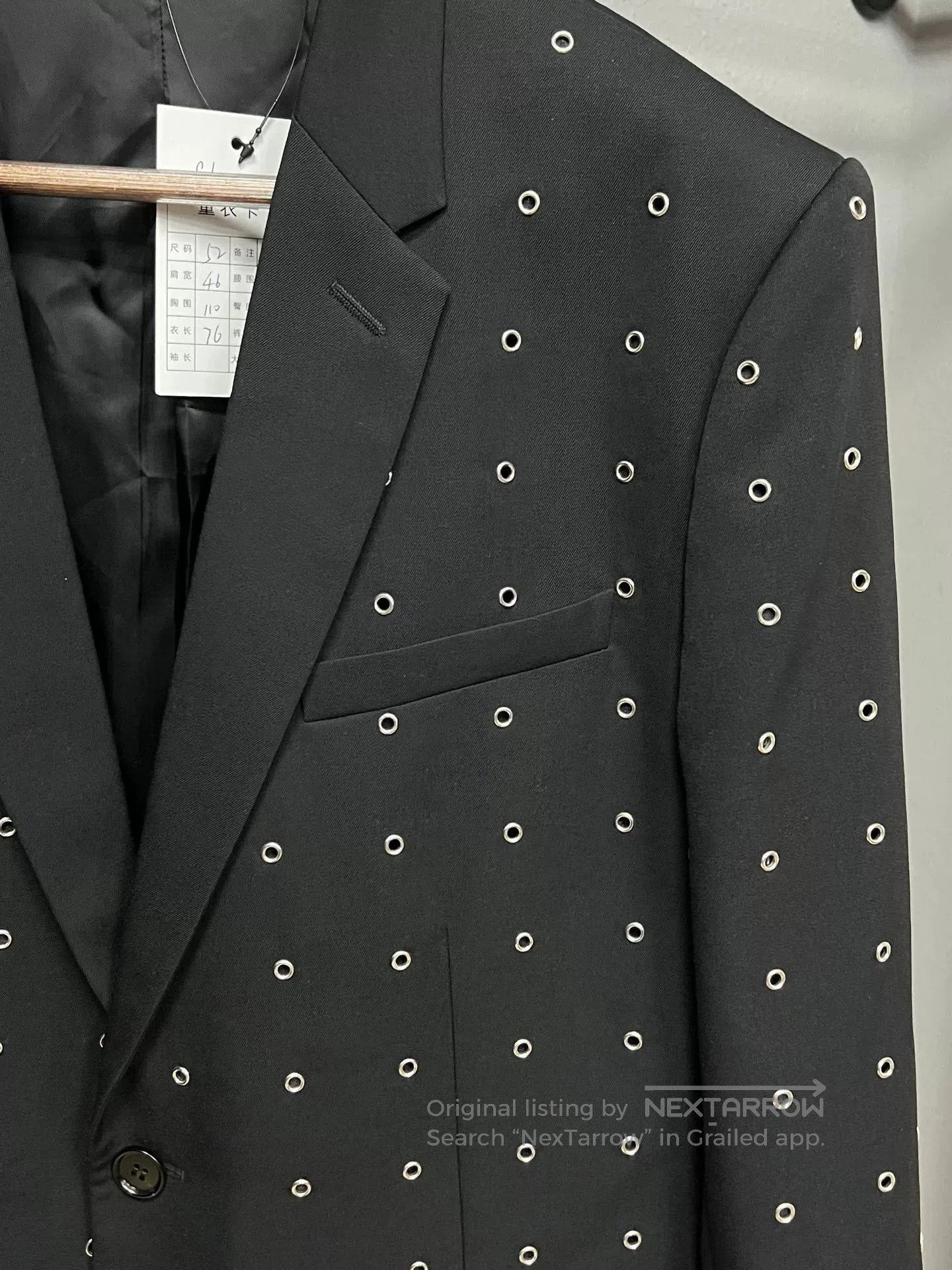 Dior black metallic suit by Dior. Size US XL / EU 56 / 4 - 3 Thumbnail