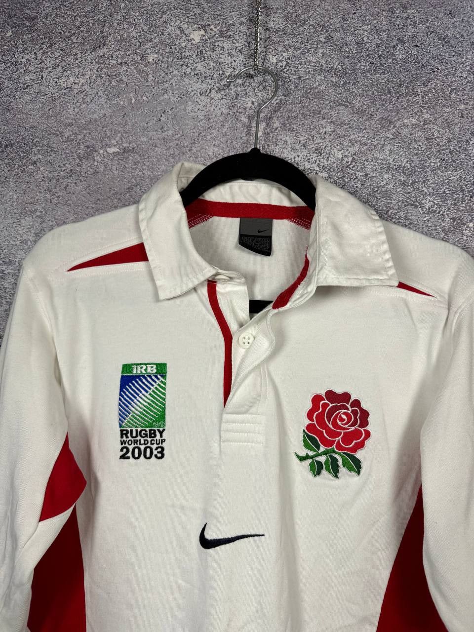 Nike ENGLAND RUGBY SHIRT 2003 Nike Home World Cup Jersey Size US S / EU 44-46 / 1 - 6 Thumbnail