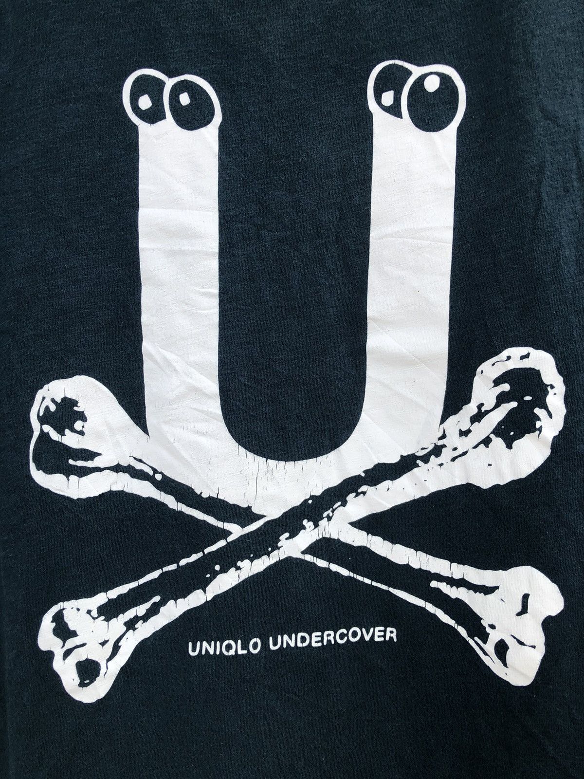 Japanese Brand × Undercover × Uniqlo Undercover Bones Big Logo Tees Size US L / EU 52-54 / 3 - 4 Thumbnail