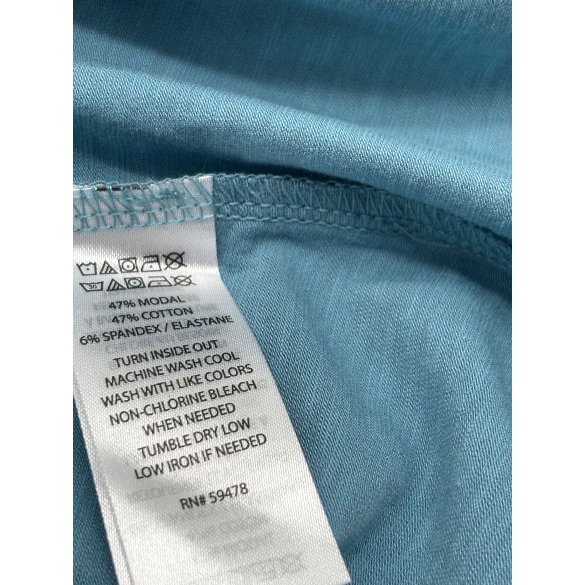 Christian Siriano Christian Siriano Womens Performance Tank Top, Blue, Sz. XL Size XL / US 12-14 / IT 48-50 - 7 Thumbnail