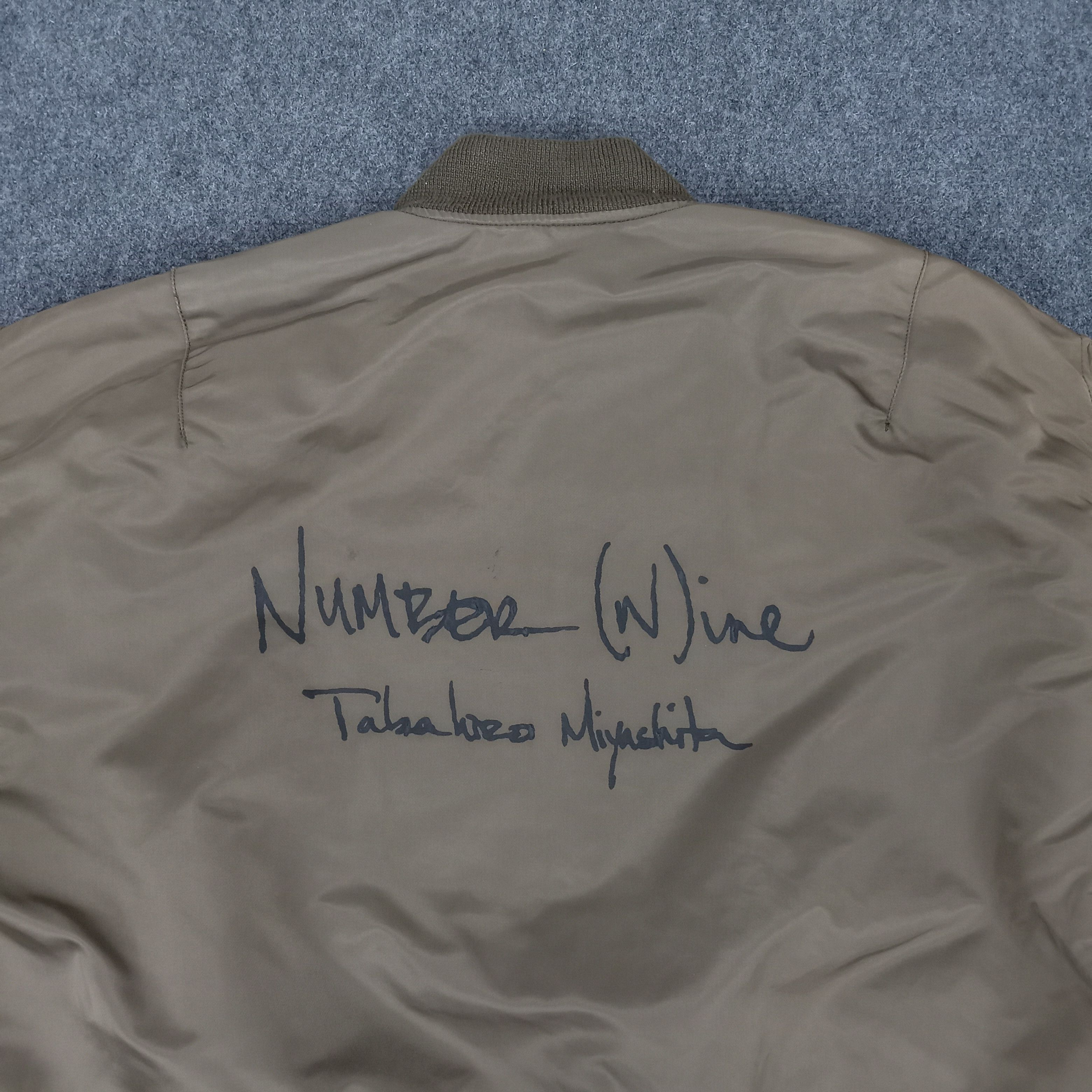Japanese Brand Number (N)ine Japanese Brand Bombers Custom Jacket Size US XL / EU 56 / 4 - 2 Thumbnail