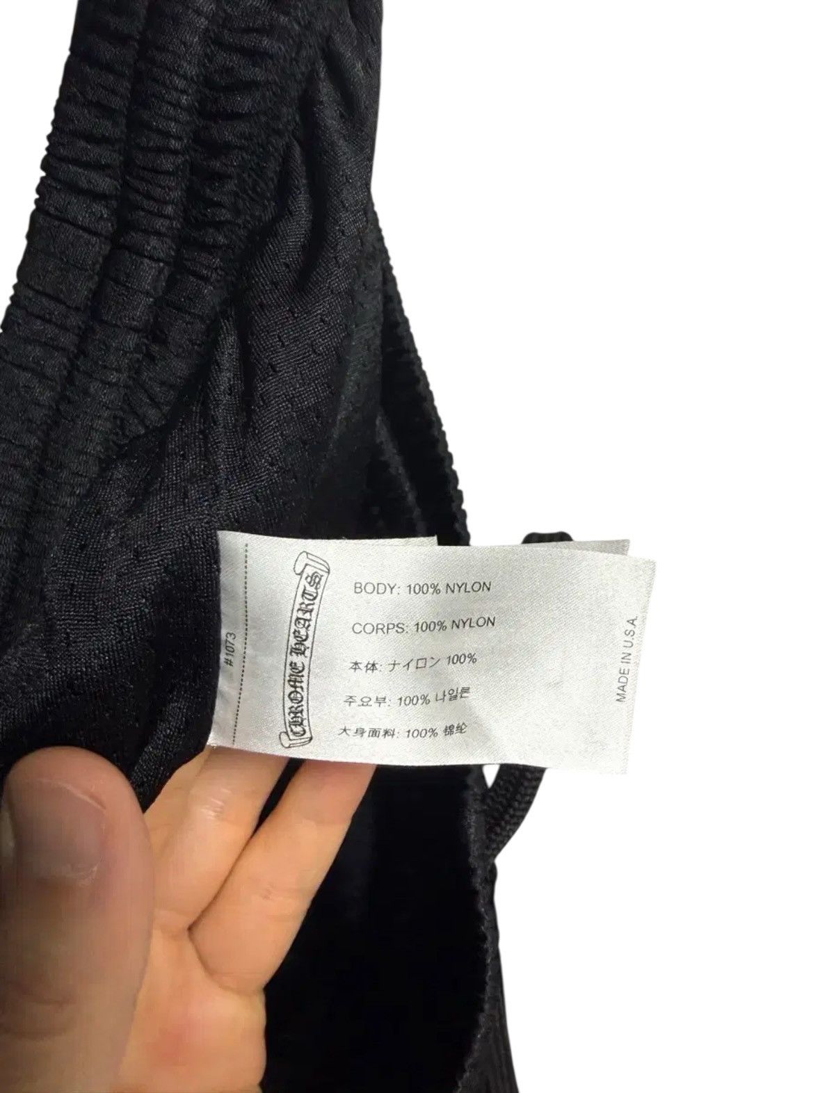 Chrome Hearts Varsity Mesh Shorts Black Size US 34 / EU 50 - 6 Thumbnail