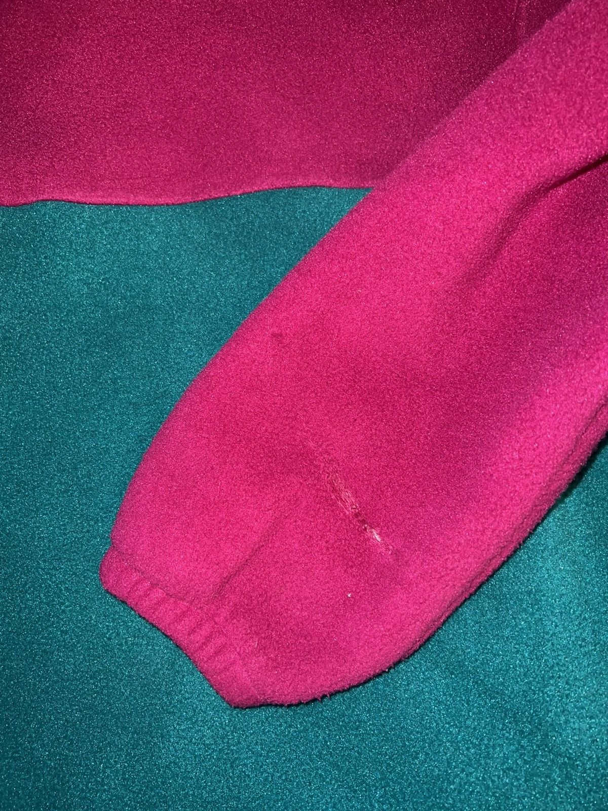 Patagonia Vintage Artic Cat Two Tone Neck Clasp Fleece Pullover Size US L / EU 52-54 / 3 - 5 Thumbnail