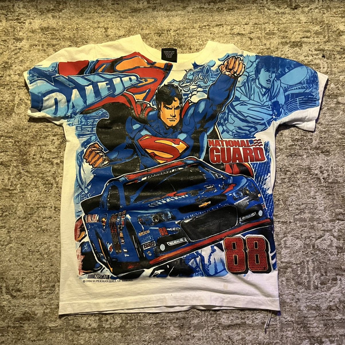 Giant 90s Superman nascar tee Size US M / EU 48-50 / 2 - 2 Thumbnail