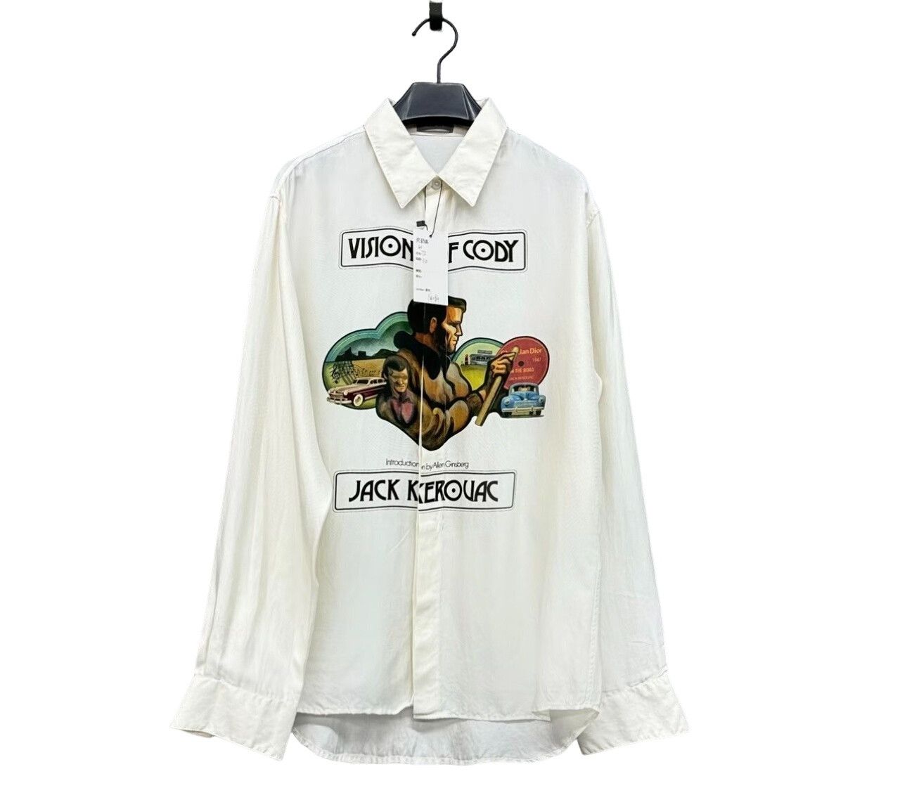 Dior Dior Jack Kerouac Graphic Silk Shirt 41 Size US L / EU 52-54 / 3 - 1 Thumbnail