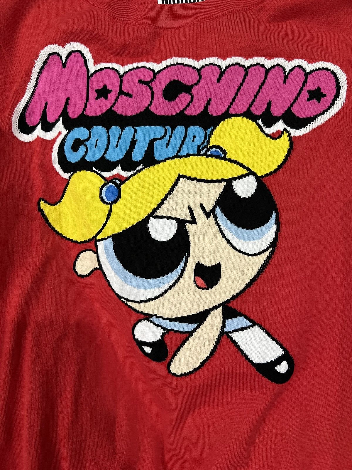 Moschino Moschino × The Powerpuff Girls Knit Sweater Size XS / US 0-2 / IT 36-38 - 6 Thumbnail