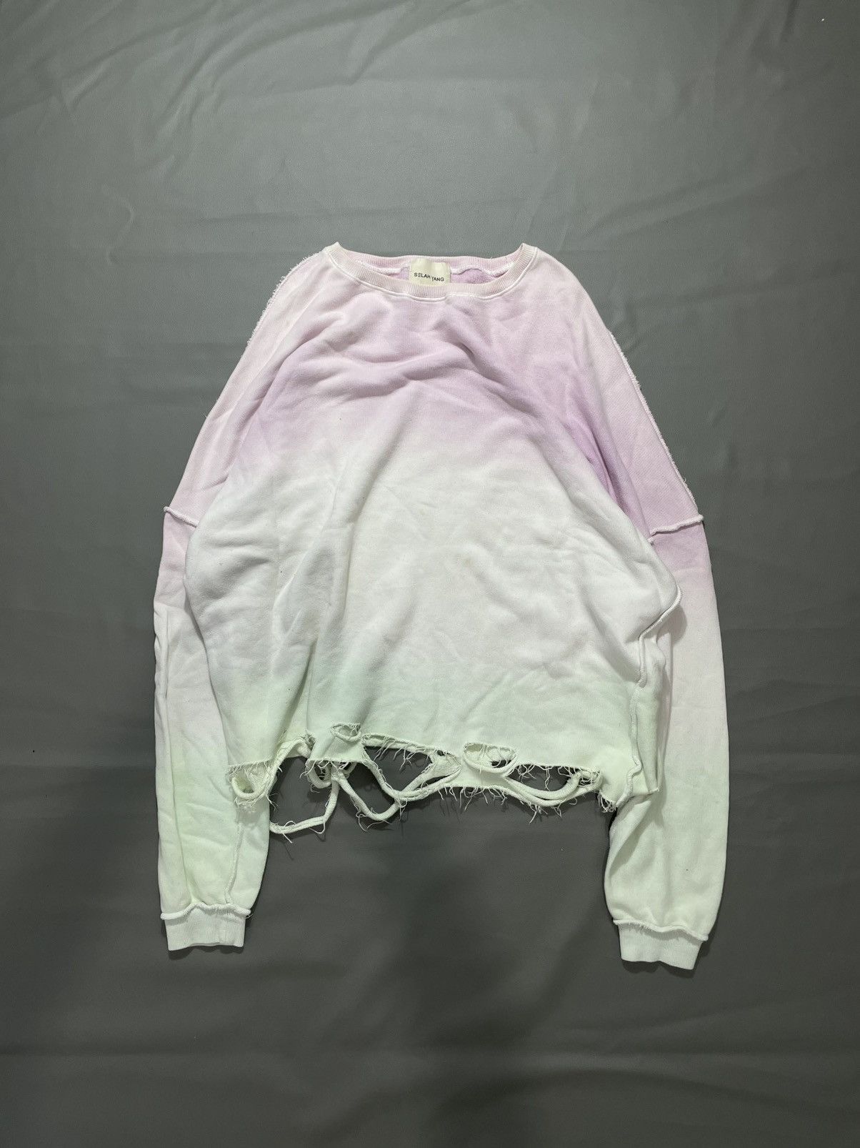 Hysteric Glamour Selah Yang Oversize Distressed Sweatshirt Size US S / EU 44-46 / 1 - 1 Thumbnail