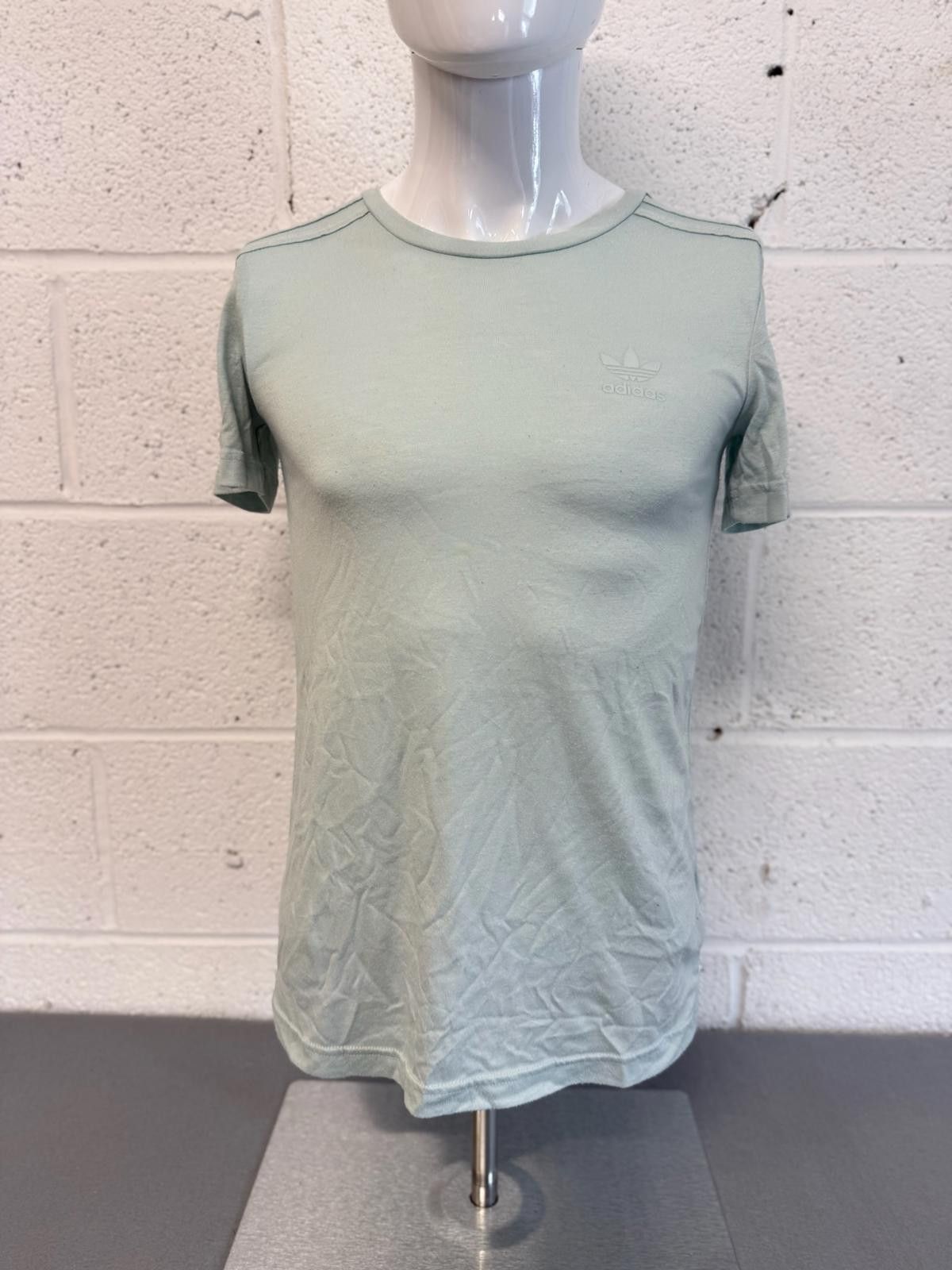 Adidas Adidas Mint Green Lightweight T-Shirt Womens Size 6 Size XS / US 0-2 / IT 36-38 - 1 Thumbnail