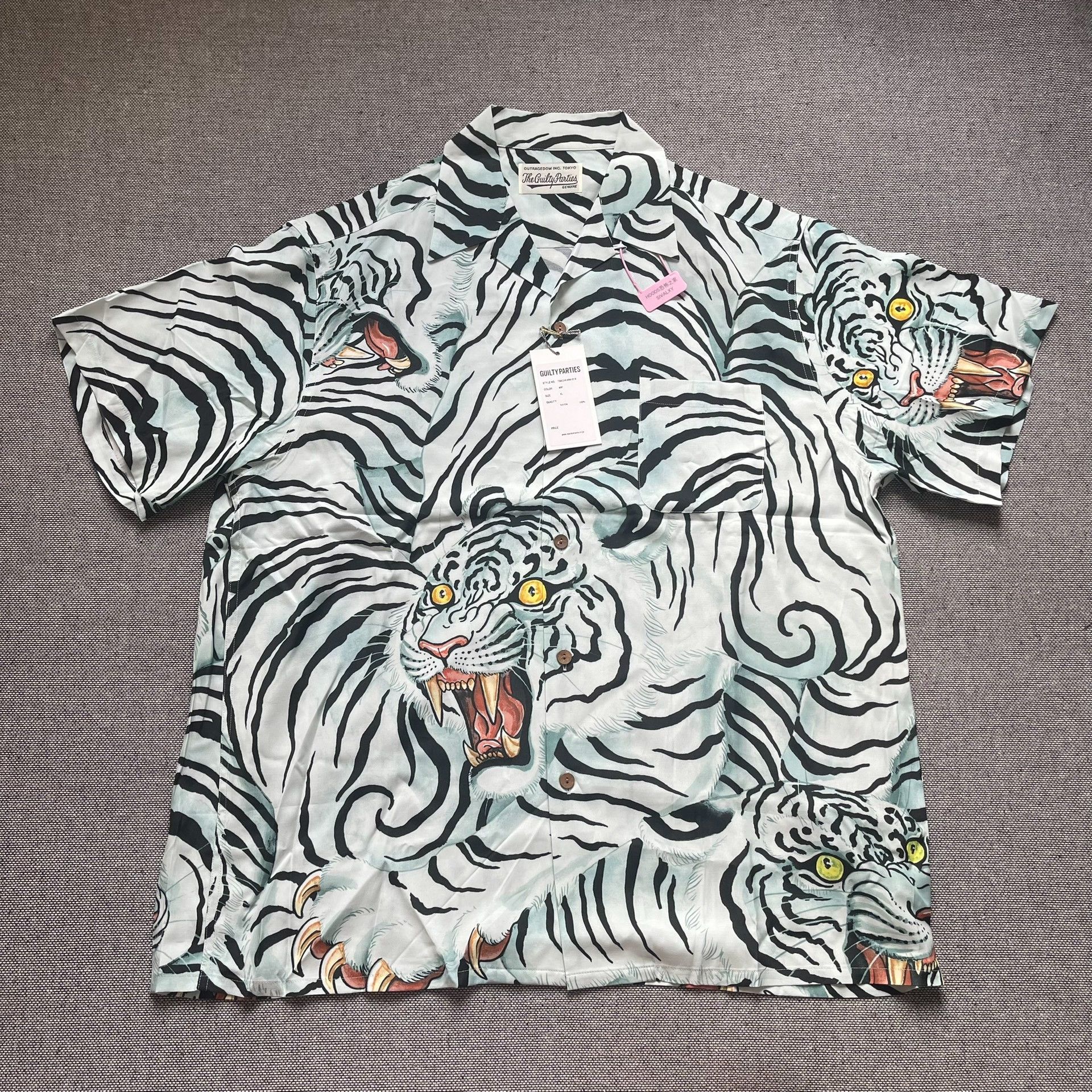 Wacko Maria Wacko Maria x Tim Lehi Tiger Hawaiian Shirt Size US XL / EU 56 / 4 - 1 Thumbnail
