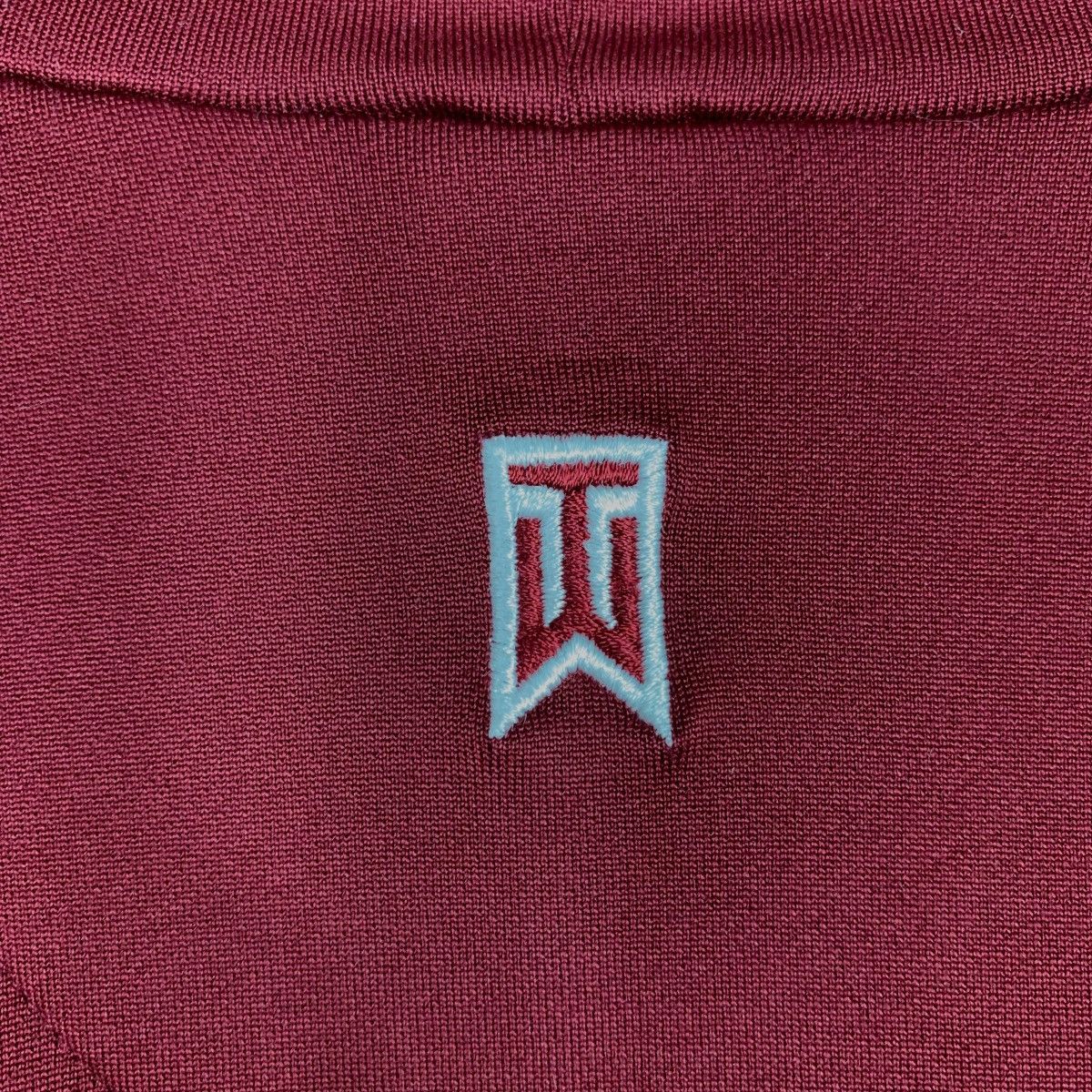 Nike × Tiger Woods Nike Tiger Woods Mock Turtleneck Maroon Shirt #1494-C67 Size US XL / EU 56 / 4 - 9 Thumbnail