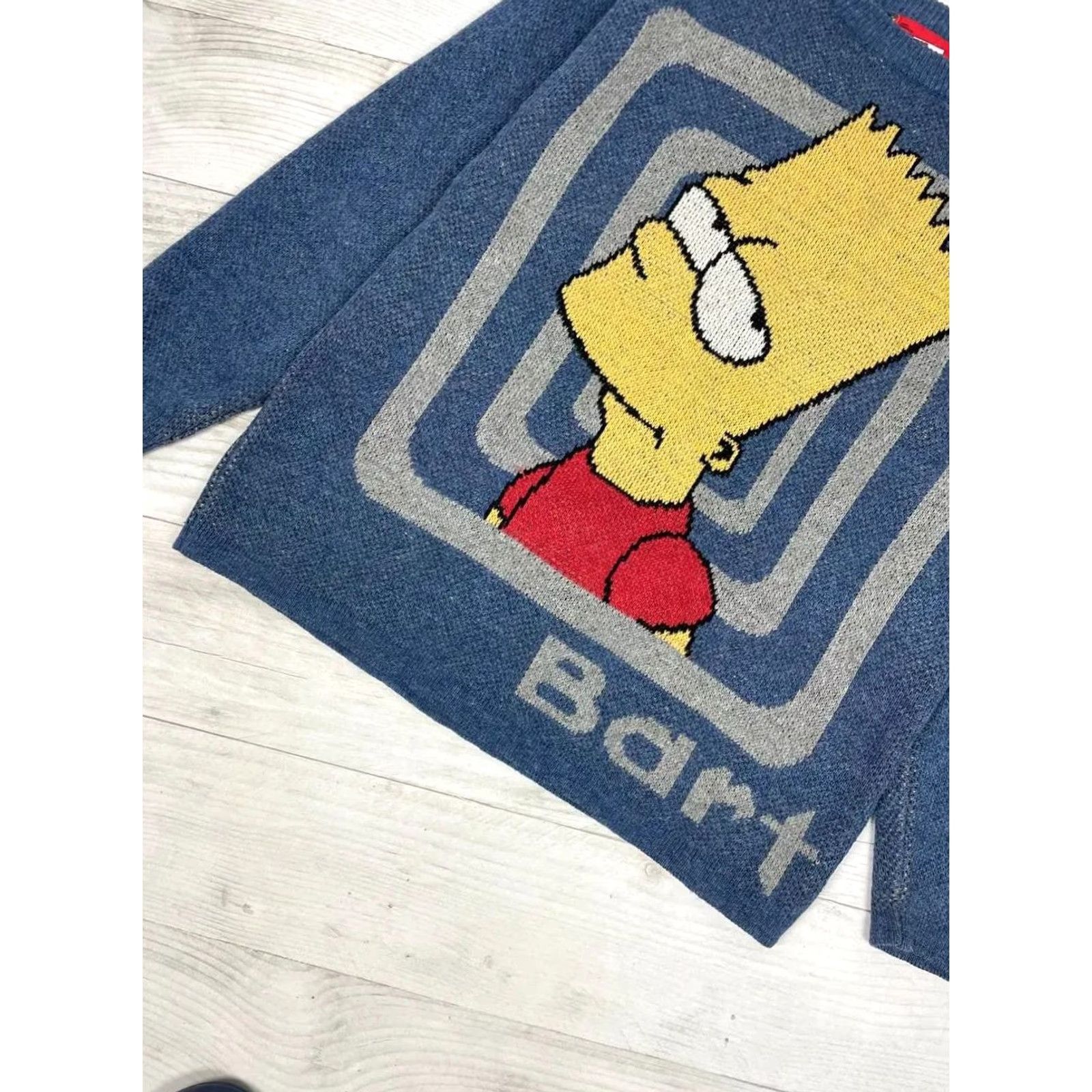 Vintage VINTAGE The Simpsons Sweater Nike Shirt Casual Mens Size M Blue Logo Movie 2002 Size US M / EU 48-50 / 2 - 2 Thumbnail