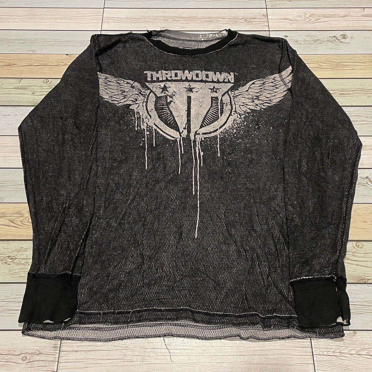 Affliction × Ed Hardy Rare Throwdown Reversible Longsleeve Y2K Affliction Style Size US L / EU 52-54 / 3 - 8 Thumbnail