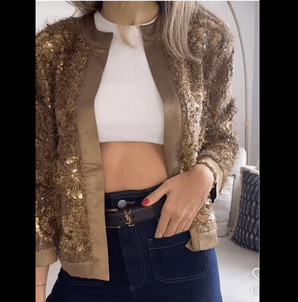 Zara RARE!!! ZARA Sequined Cardigan Size XL / US 12-14 / IT 48-50 - 5 Thumbnail