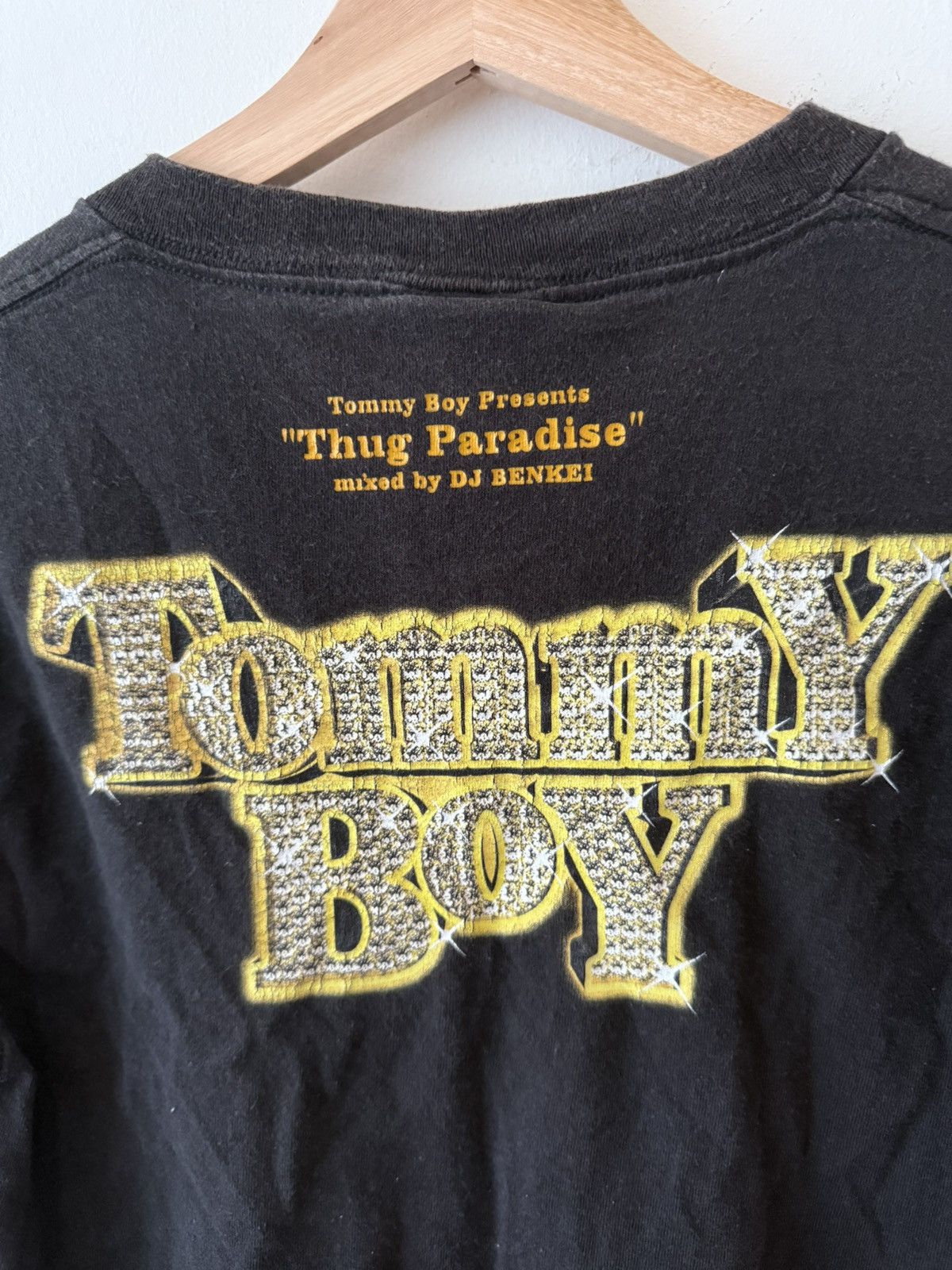 Rap Tees × Vintage Vintage 2000s Tommy Boy Thug Paradise T Shirt Size US S / EU 44-46 / 1 - 6 Thumbnail