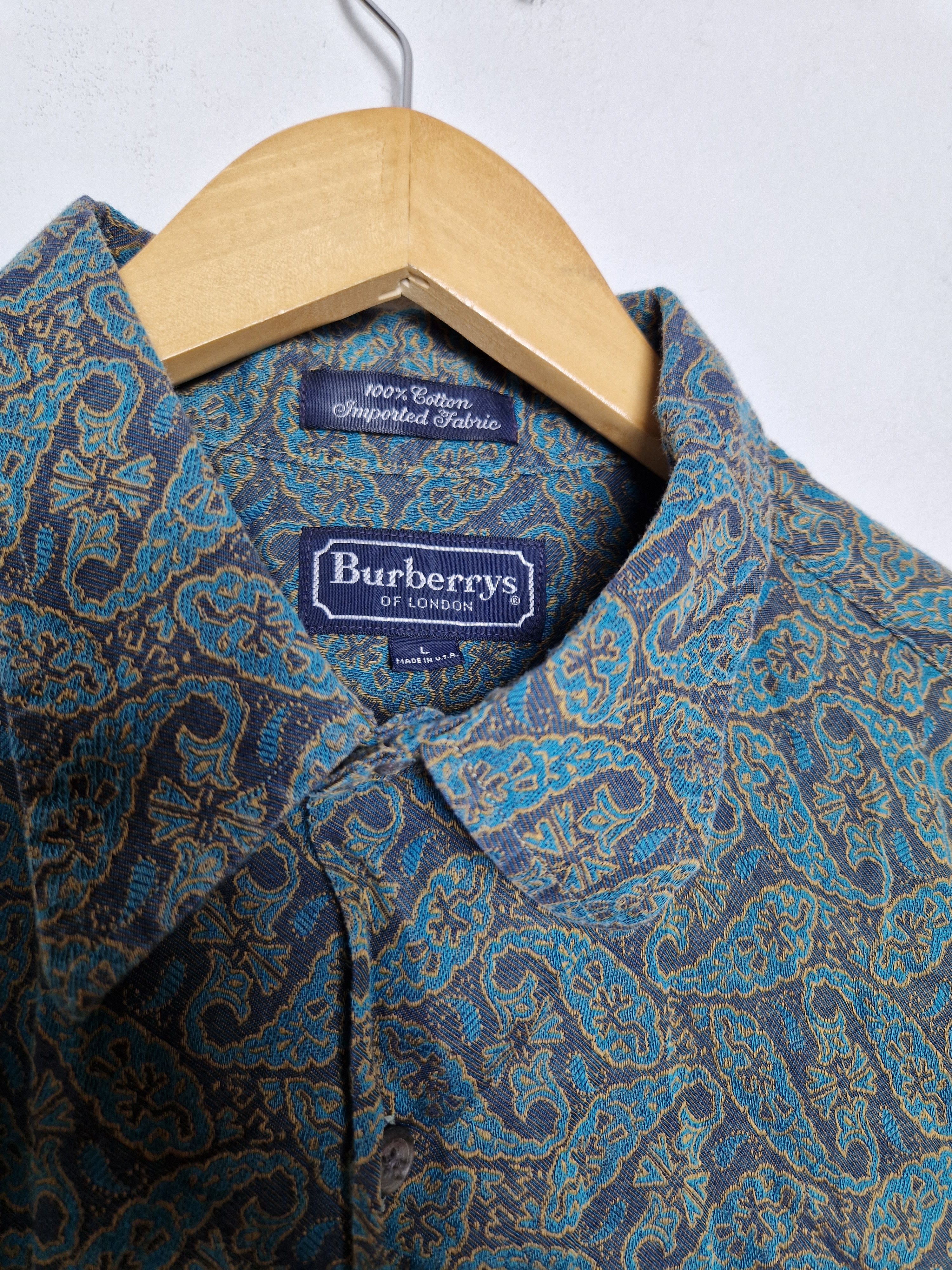 Burberry × Vintage Burberry vintage shirt Size US L / EU 52-54 / 3 - 5 Thumbnail