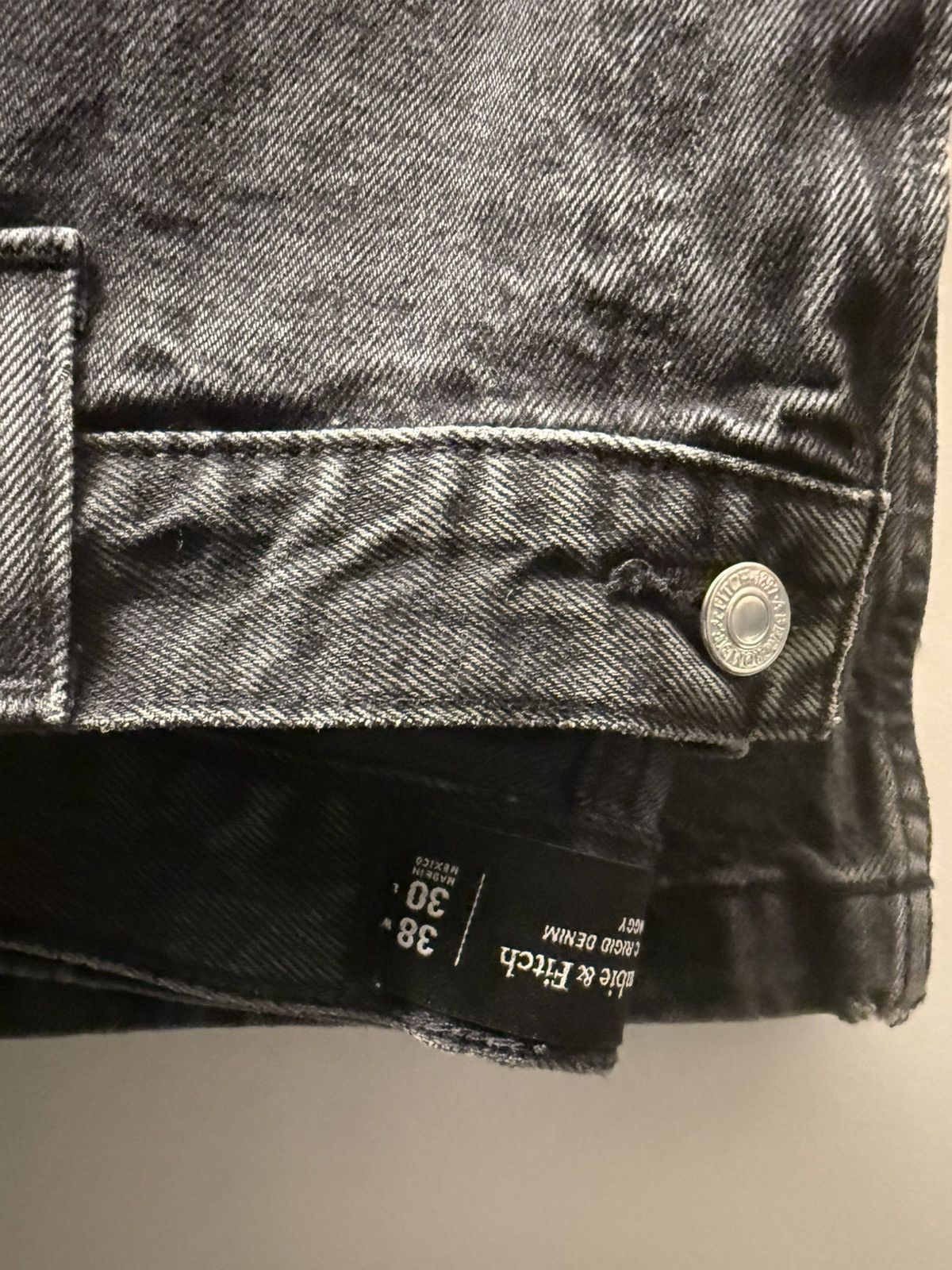 Abercrombie & Fitch Abercrombie & Fitch Authentic Rigid Denim (Baggy) Size US 38 / EU 54 - 4 Thumbnail