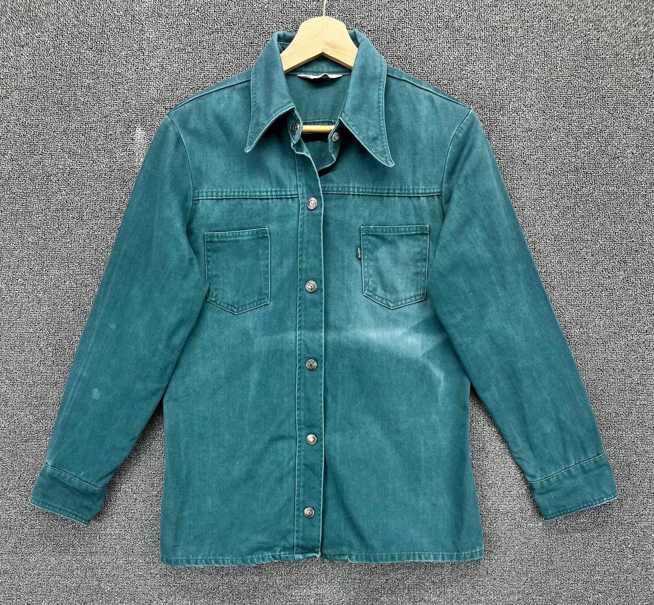 Levi's Vintage 70s Levi's Big E Black Tab Button Up Flannel Jacket Size M / US 6-8 / IT 42-44 - 1 Thumbnail