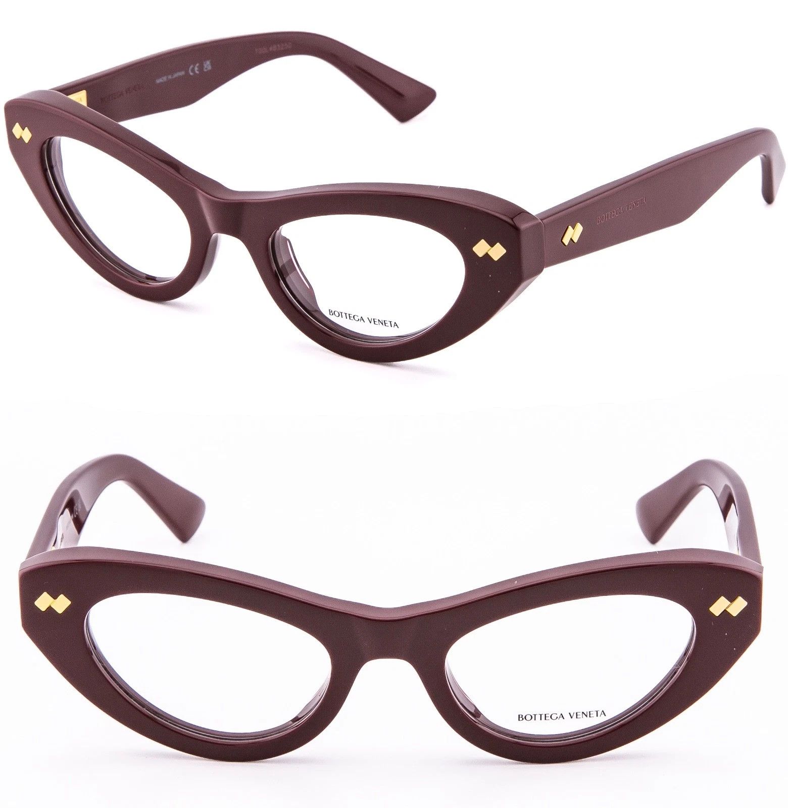 Bottega Veneta BOTTEGA VENETA DIZZY Intrecciato 1354 BV1354O Eyeglasses 004 Size ONE SIZE - 1 Thumbnail
