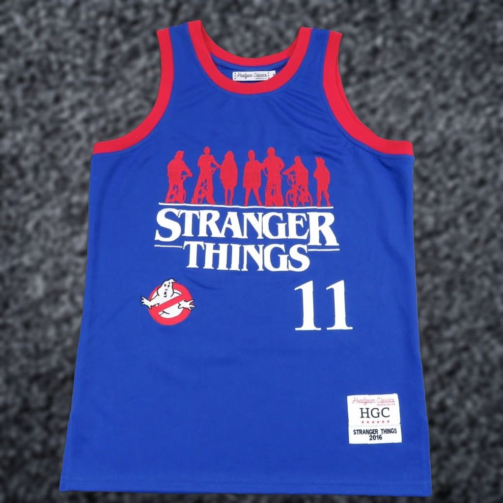 Vintage Stranger Things Shirt Mens Medium Hawkins High Basketball Jersey Eleven Steve 11 Size US M / EU 48-50 / 2 - 1 Thumbnail