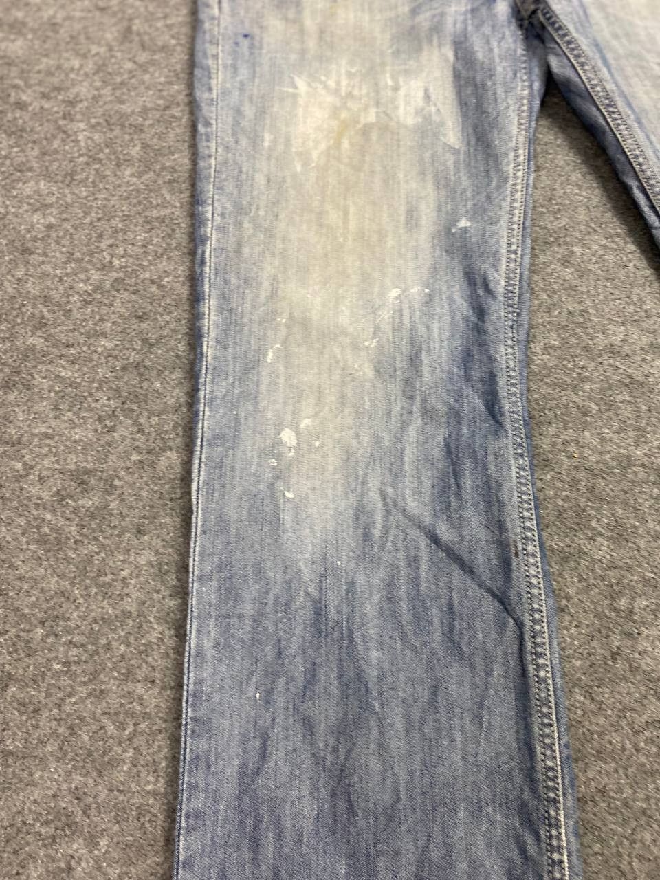 Levi's levis 514 paint splatter denim nice design Size US 36 / EU 52 - 9 Thumbnail