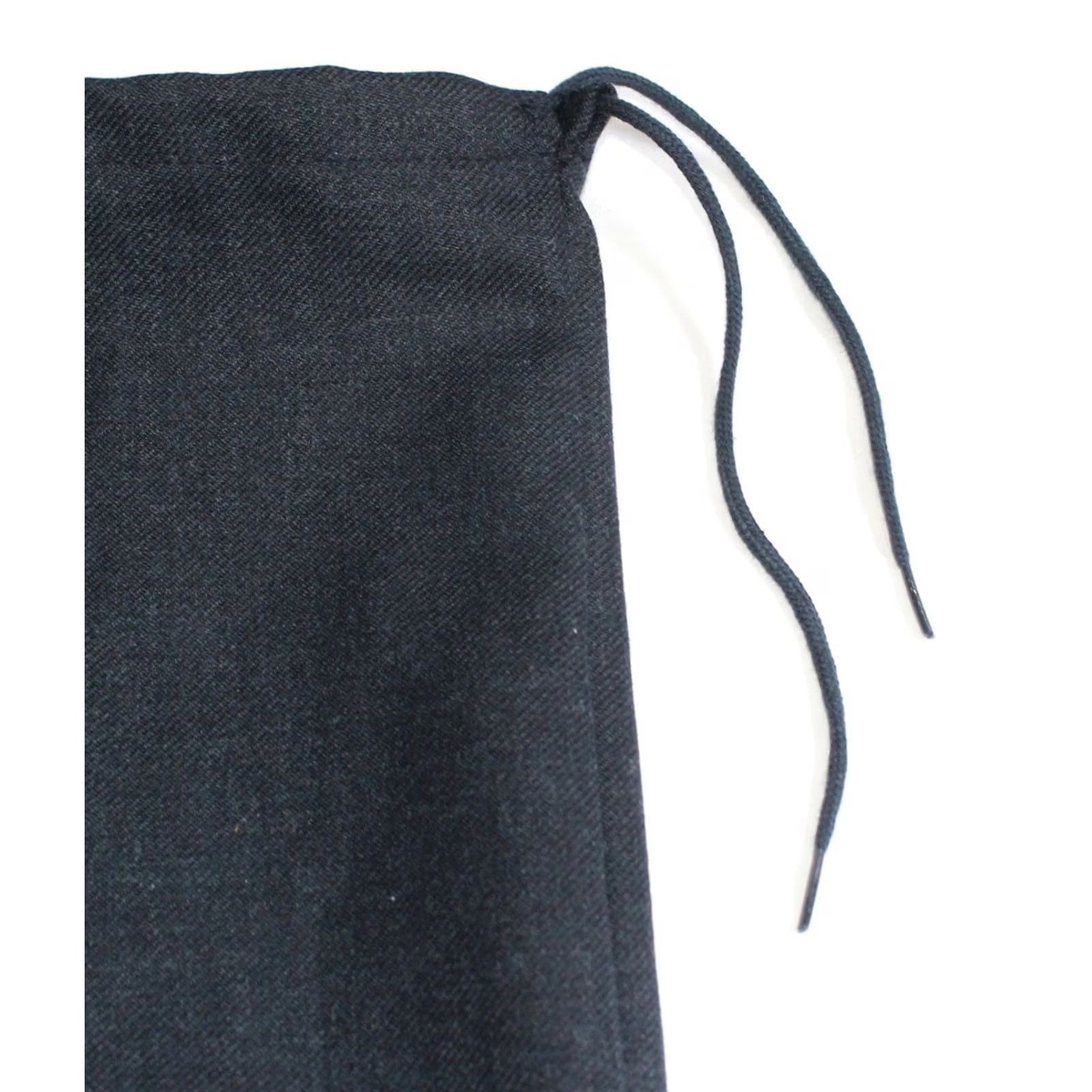 J.M. Weston Shoe Dust Bag Set Pair Cloth Blue Drawstring Cotton Jm Weston Navy Dress, Men's — image 3 of 5