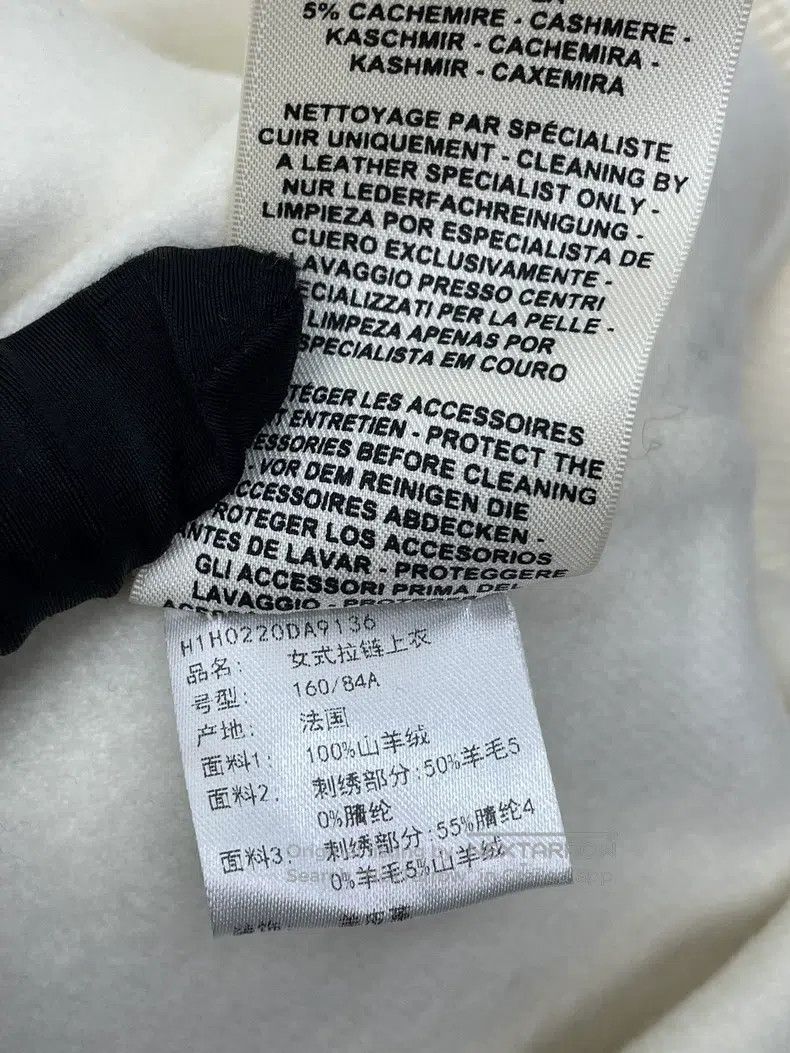 Hermes Hermes White cashmere zip coat Size XS / US 0-2 / IT 36-38 - 8 Thumbnail