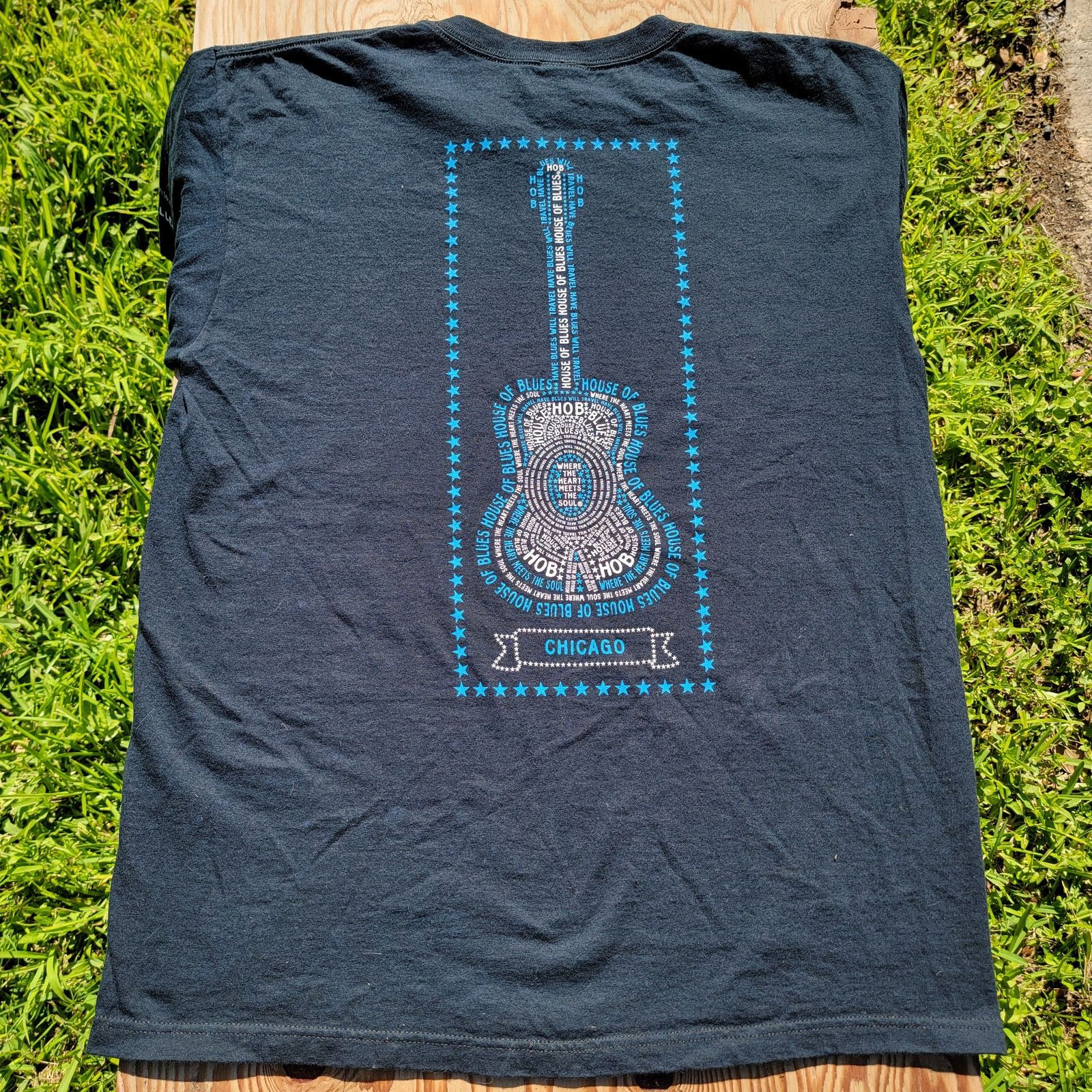 Other House of Blues Short Sleeve Unisex Tee "Chicago" -Size Large Size US L / EU 52-54 / 3 - 1 Thumbnail