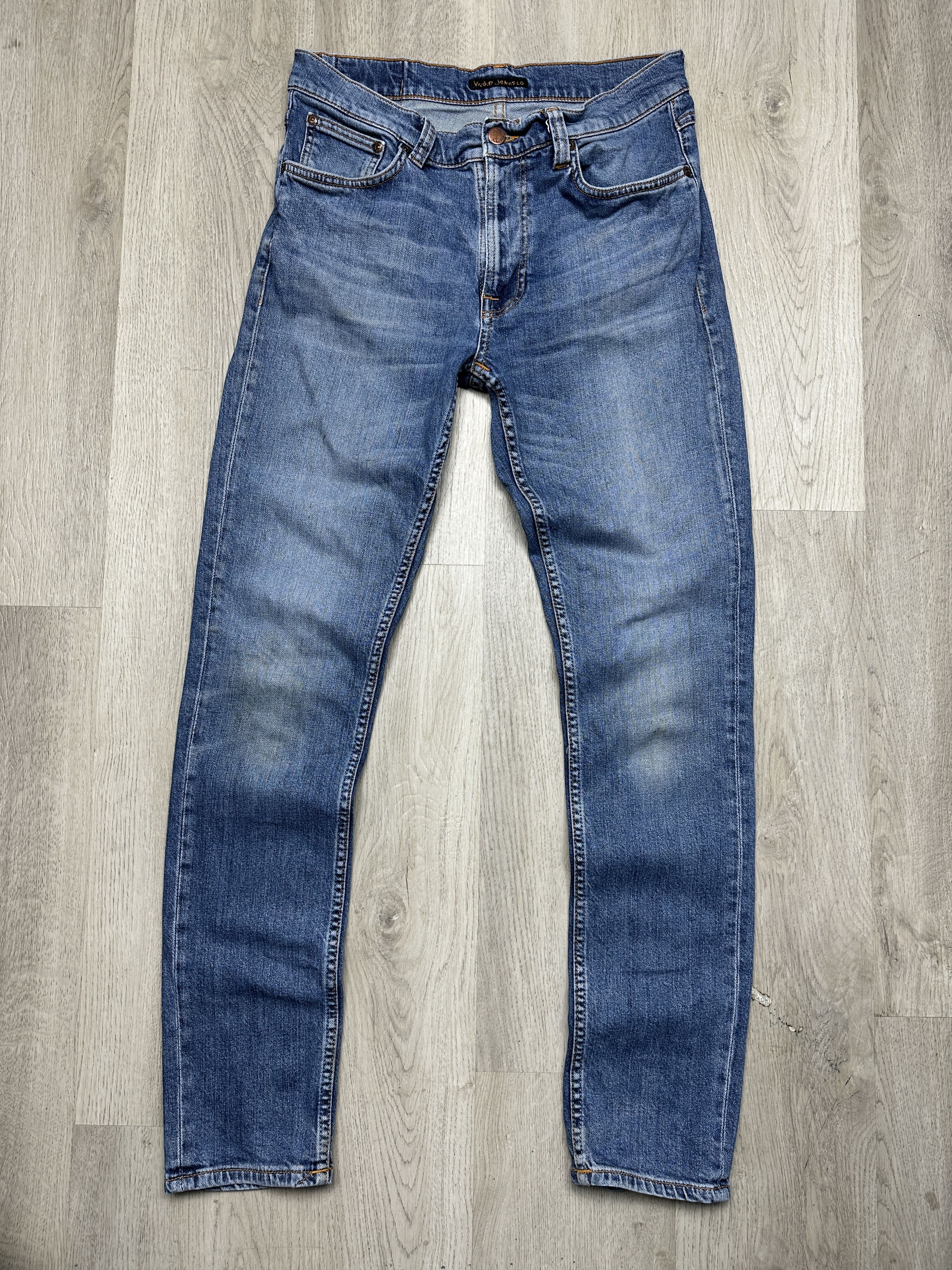 Nudie Jeans Nudie Jeans Lean Dean Vintage Mens Denim Pants Size US 31 - 4 Thumbnail