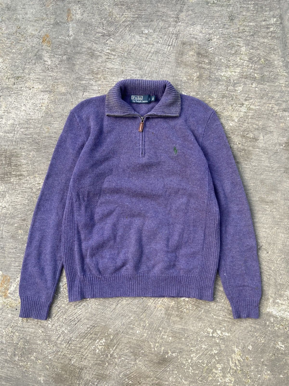 Polo Ralph Lauren × Ralph Lauren × Vintage Vintage Polo Ralph Lauren Half Zip Knit Size M / US 6-8 / IT 42-44 - 1 Thumbnail
