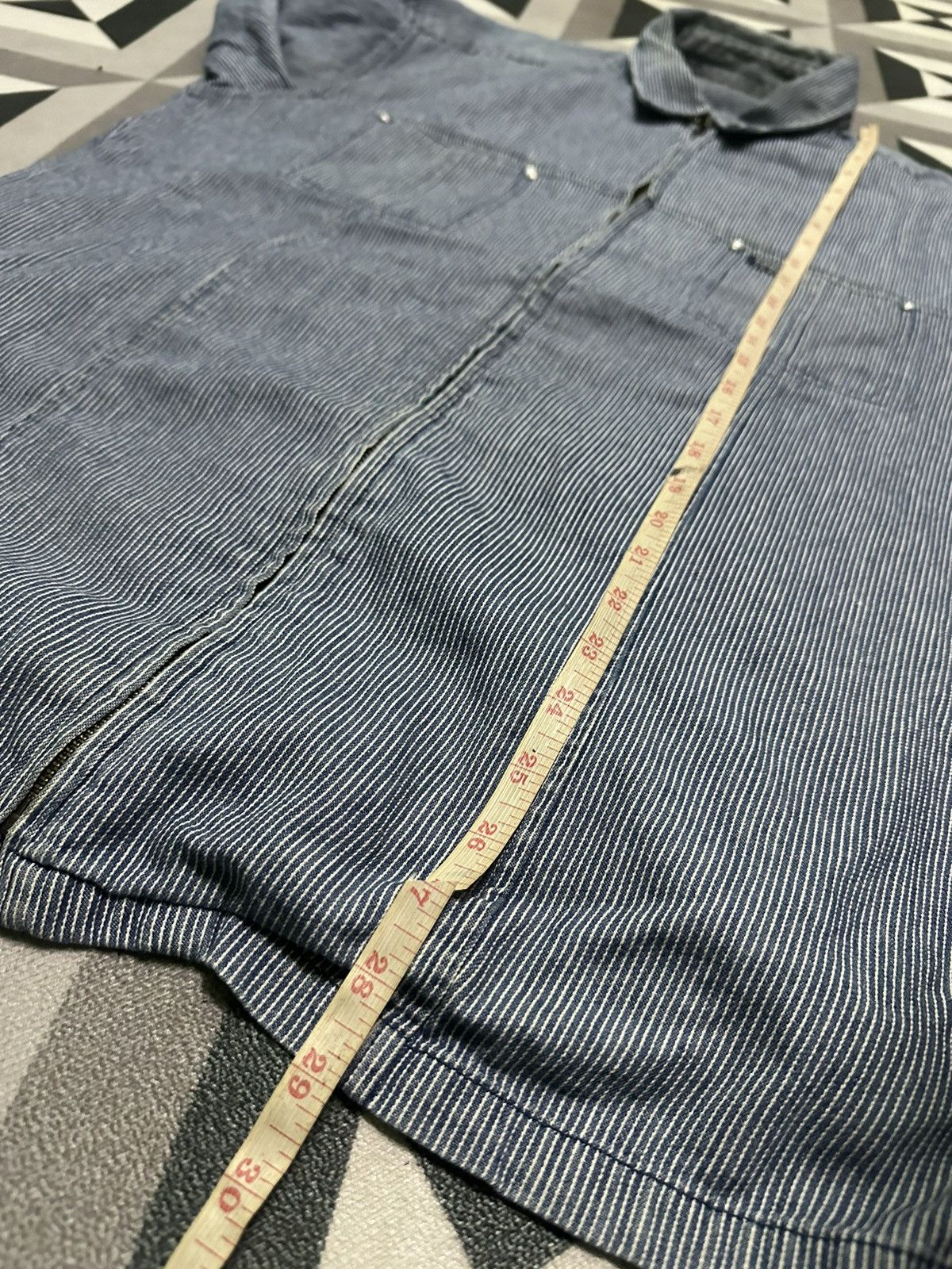 Kansai Yamamoto Kansai hikori denim zipper shirts Size US L / EU 52-54 / 3 - 10 Thumbnail