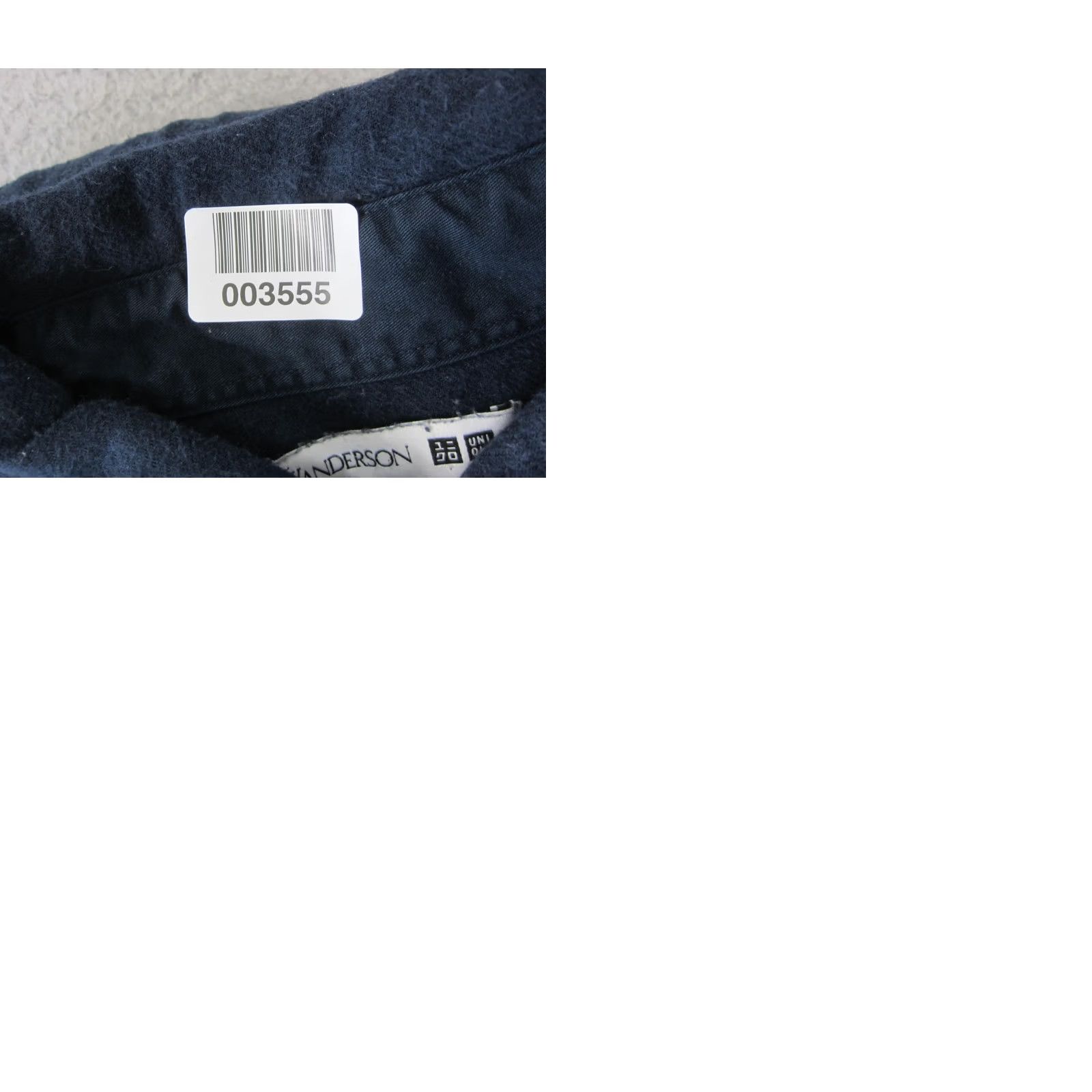 Uniqlo Uniqlo JW Anderson Polo Shirt Adult Medium Blue Flannel Rugby Long Sleeve Size US M / EU 48-50 / 2 - 9 Thumbnail