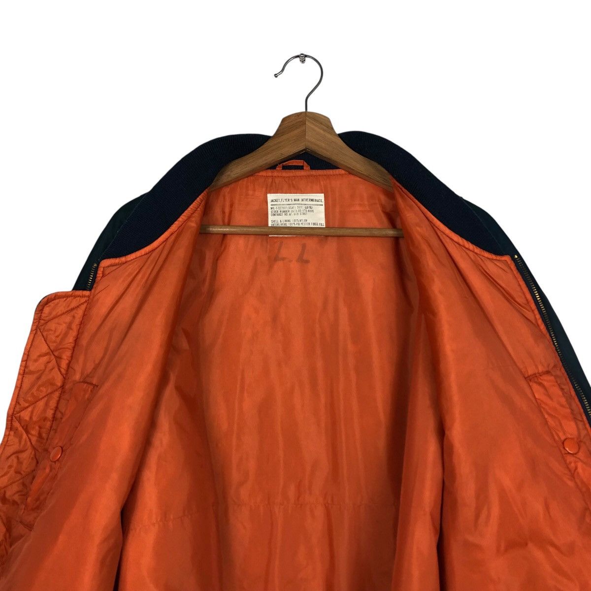 Japanese Brand 📌Vintage Fly Military Bomber Jacket Ma-1 Design Size US L / EU 52-54 / 3 - 15 Thumbnail