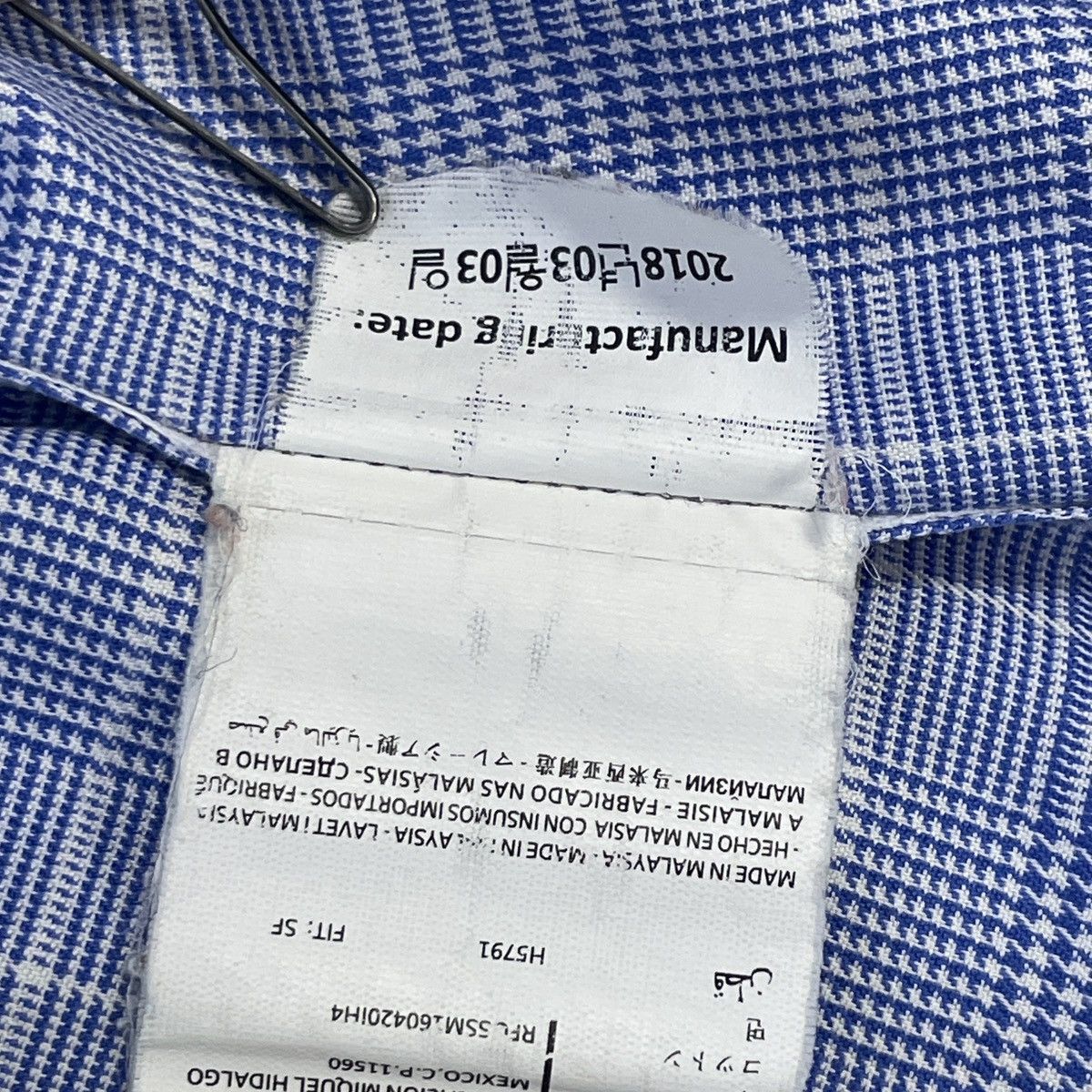 Suitsupply Suitsupply Traveller Slim Fit Button Shirt Size 40/15 Size US L / EU 52-54 / 3 - 15 Thumbnail