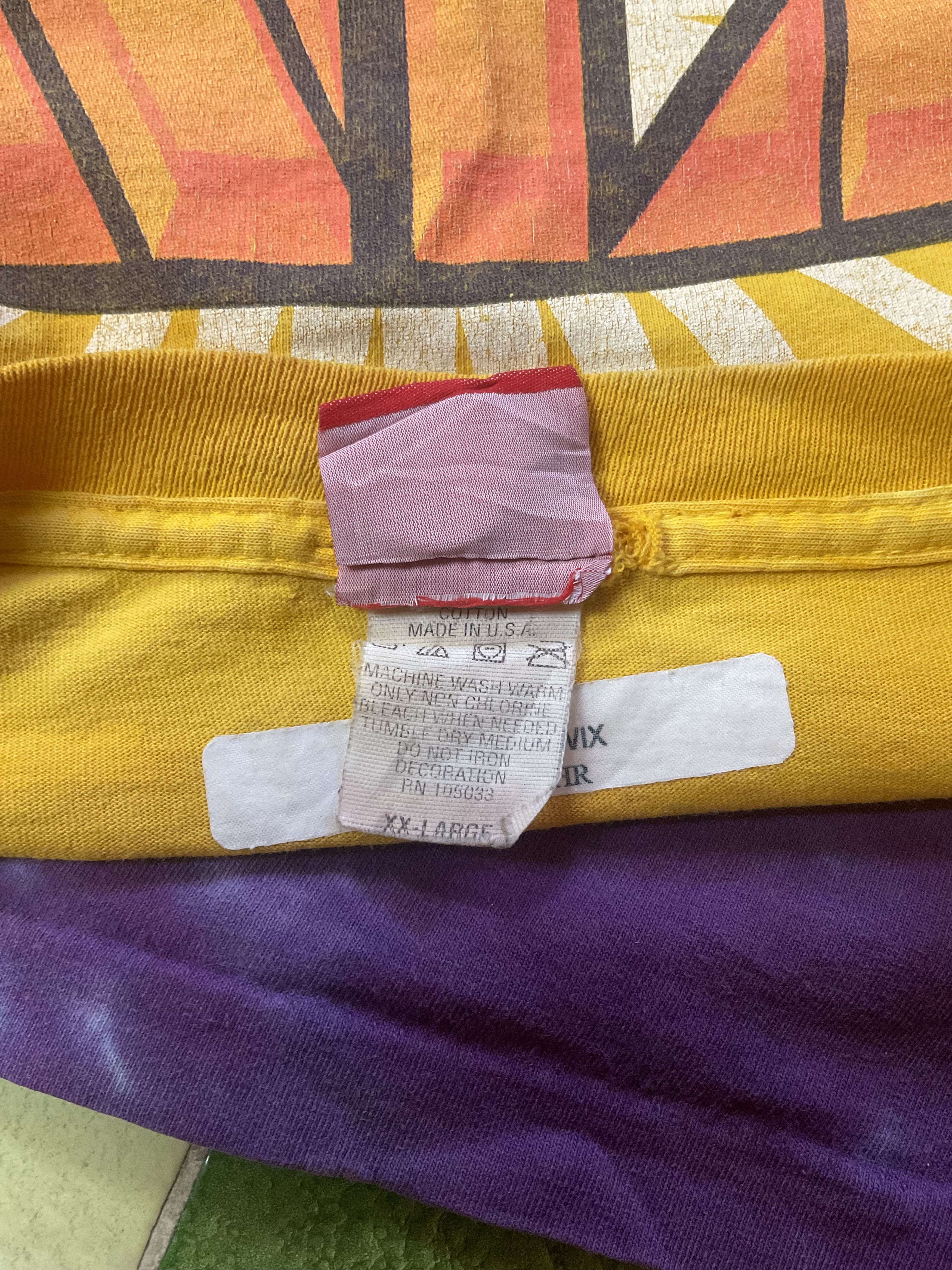 NFL Vintage 90s NFL Minnesota Vikings Tie Dye T-Shirt 2 Sided Size US XXL / EU 58 / 5 - 4 Thumbnail