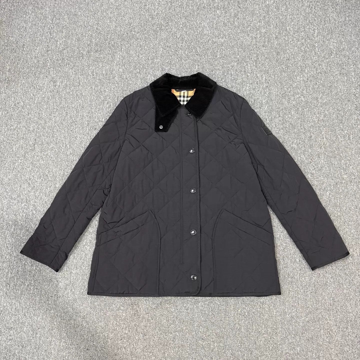 Burberry Burberry Solid Color SB Quilted LS Cotton Jacket M 99 New Size M / US 6-8 / IT 42-44 - 1 Thumbnail