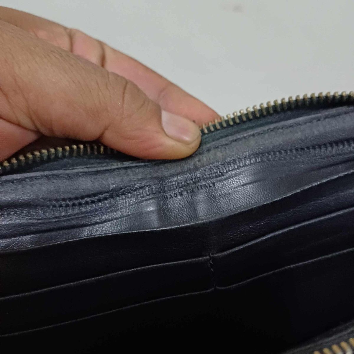 Bottega Veneta Bottega Veneta Intrecciato Black Bifold Long Wallet Size ONE SIZE - 9 Thumbnail