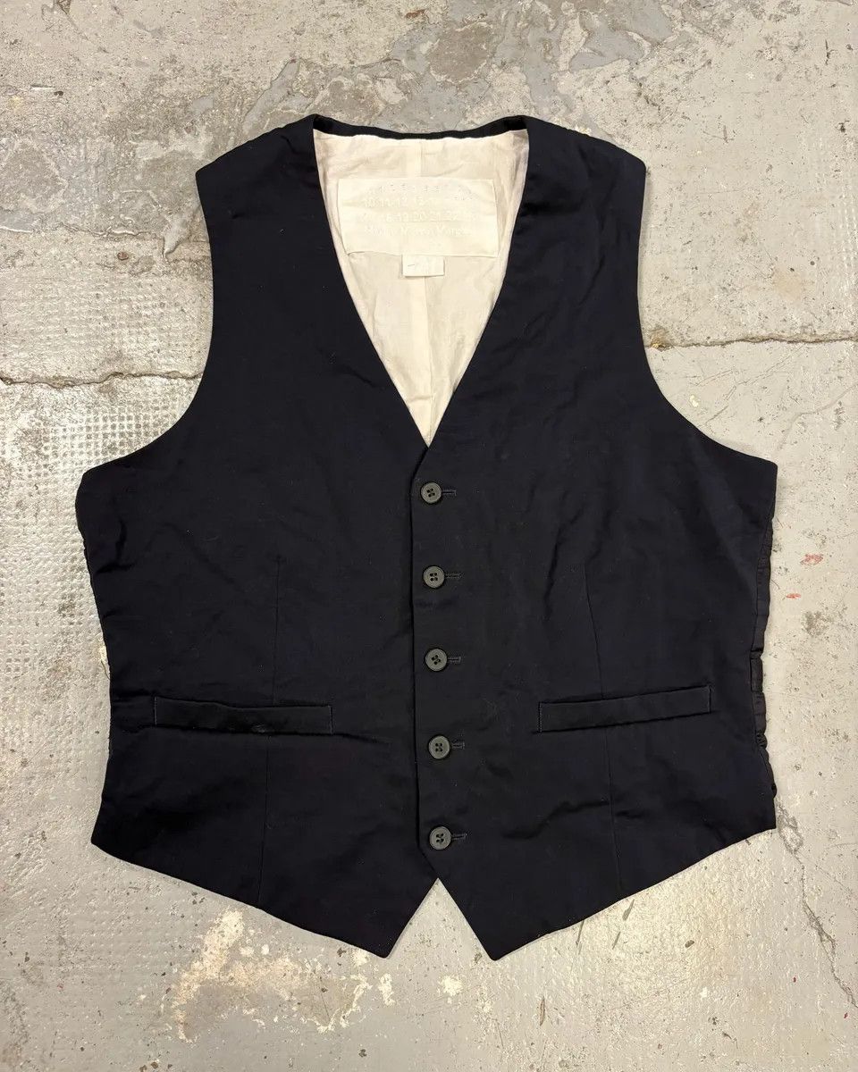 Maison Margiela Maison Margiela H&M Navy Waistcoat Vest Size US S / EU 44-46 / 1 - 1 Thumbnail