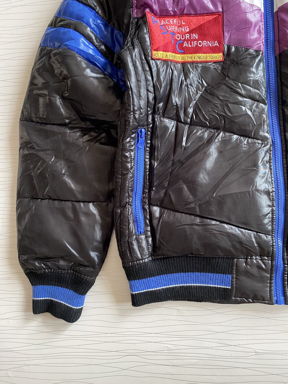 If Six Was Nine × Japanese Brand × Le Grande Bleu (L.G.B.) NYLAUS FAUX FUR HOODIE PUFFER JACKET Size US L / EU 52-54 / 3 - 5 Thumbnail