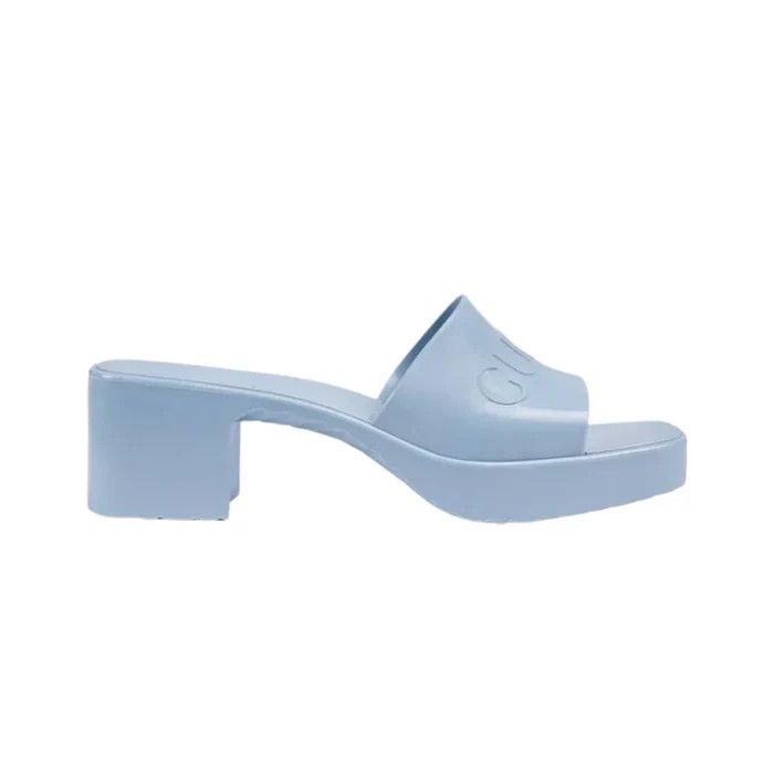 Gucci o1wfsh0625 Sandals in Light Blue Size US 4 / IT 34 - 3 Thumbnail
