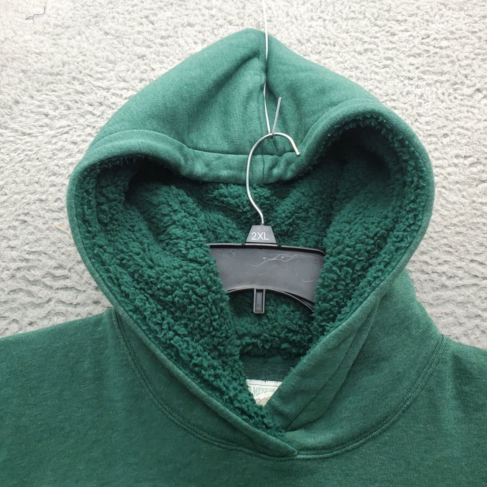 American Eagle Outfitters American Eagle Hoodie Womens M Green Cropped Fleece Lined Pullover Drawstring Hem Shirt Size M / US 6-8 / IT 42-44 - 7 Thumbnail